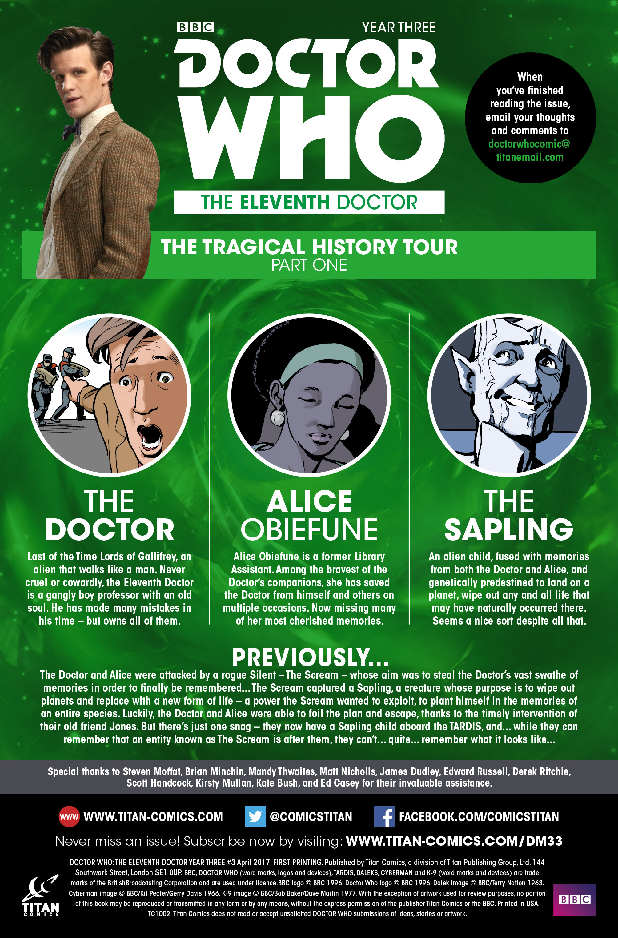 Read online Doctor Who: The Eleventh Doctor Year Three comic -  Issue #3 - 5