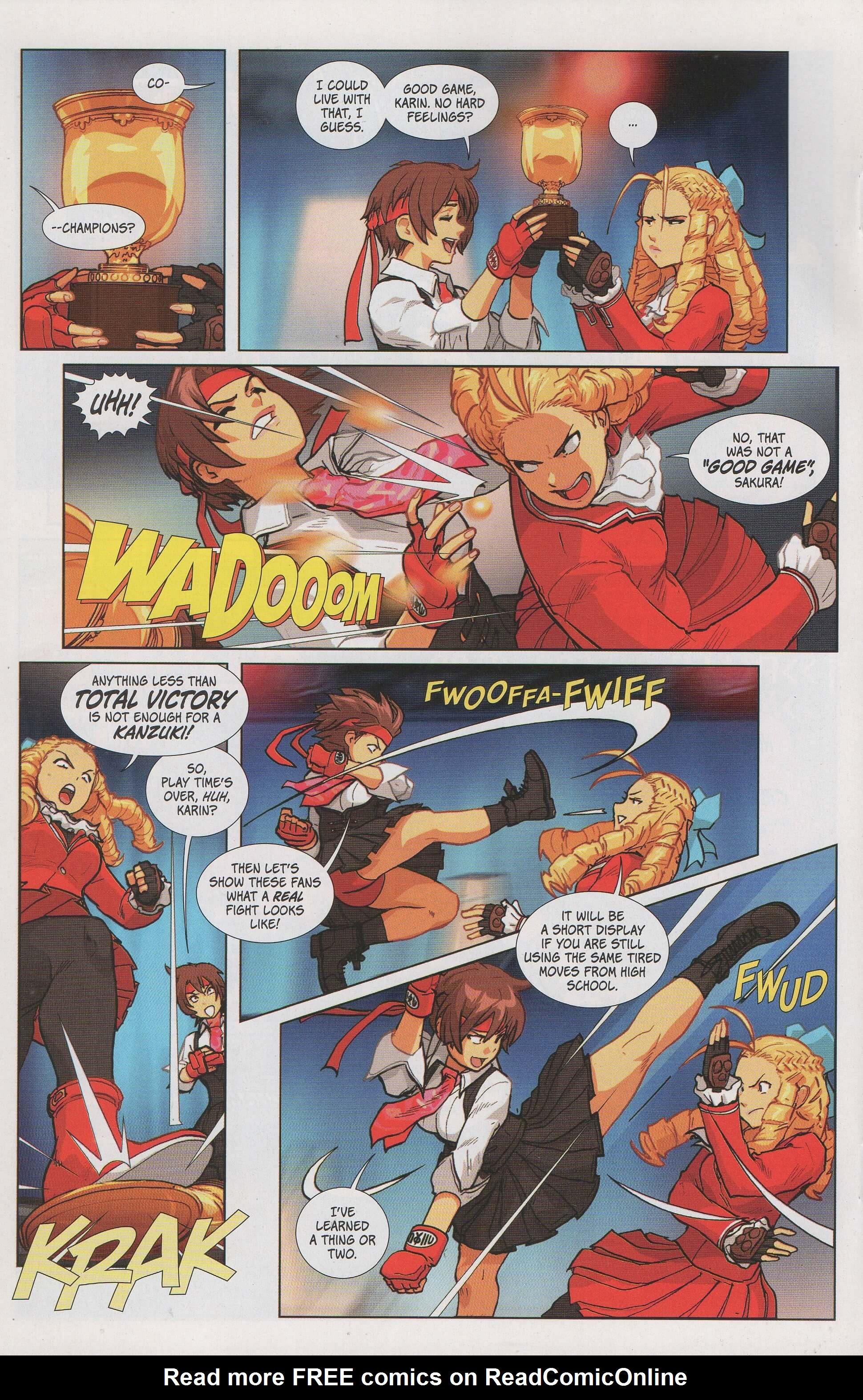 Read online Free Comic Book Day 2019 comic -  Issue # Sakura vs Karin - 18