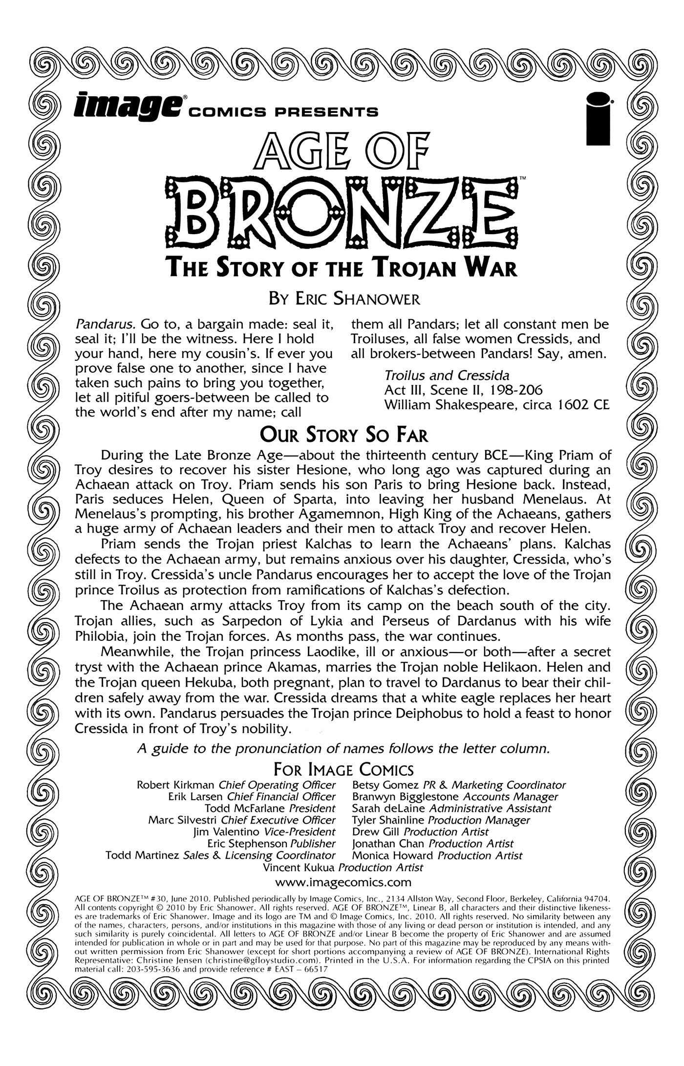 Read online Age of Bronze comic -  Issue #30 - 2