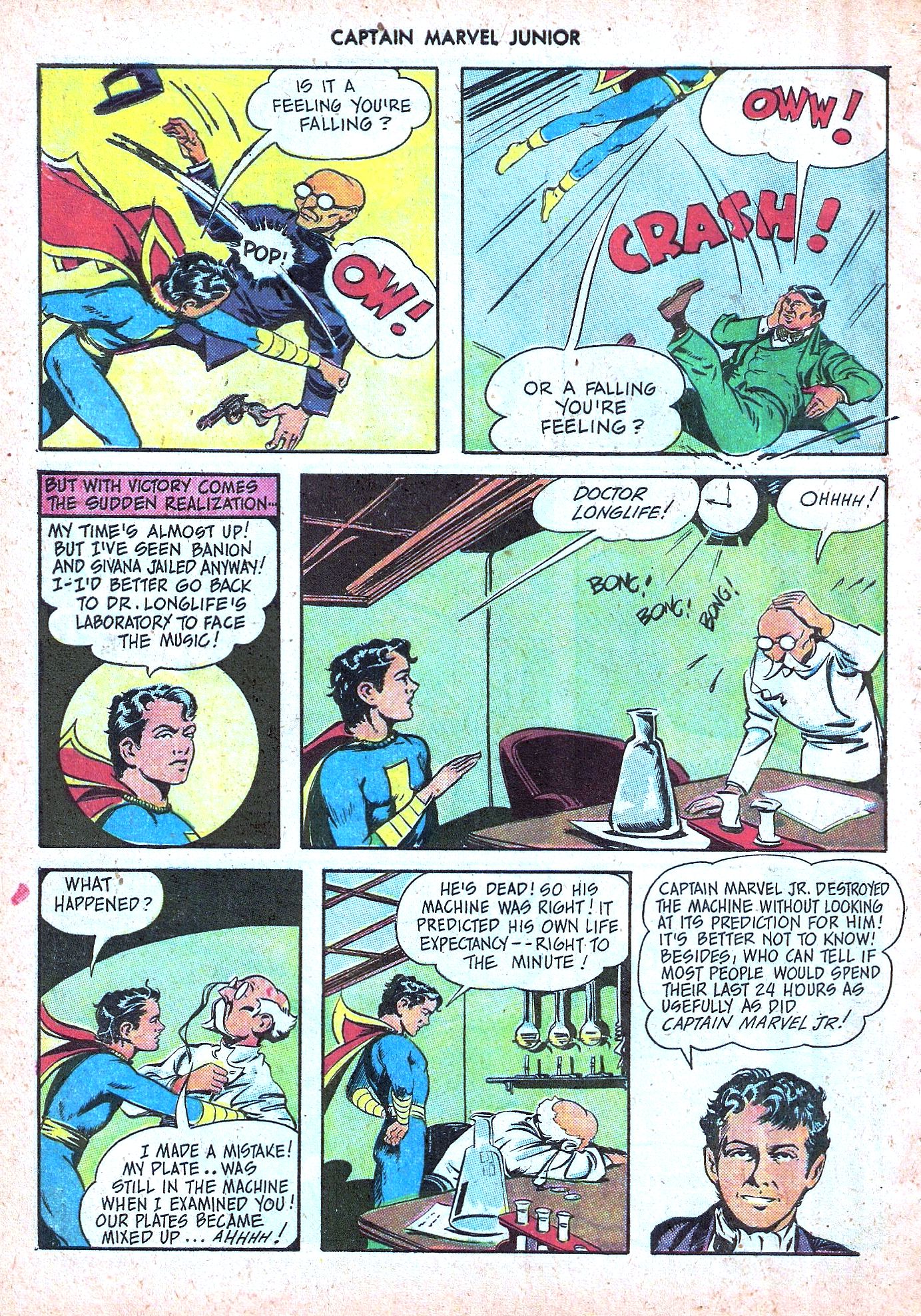 Read online Captain Marvel, Jr. comic -  Issue #35 - 10