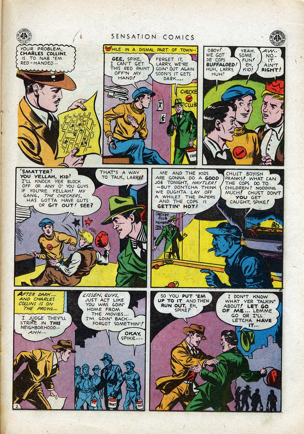 Read online Sensation (Mystery) Comics comic -  Issue #38 - 33