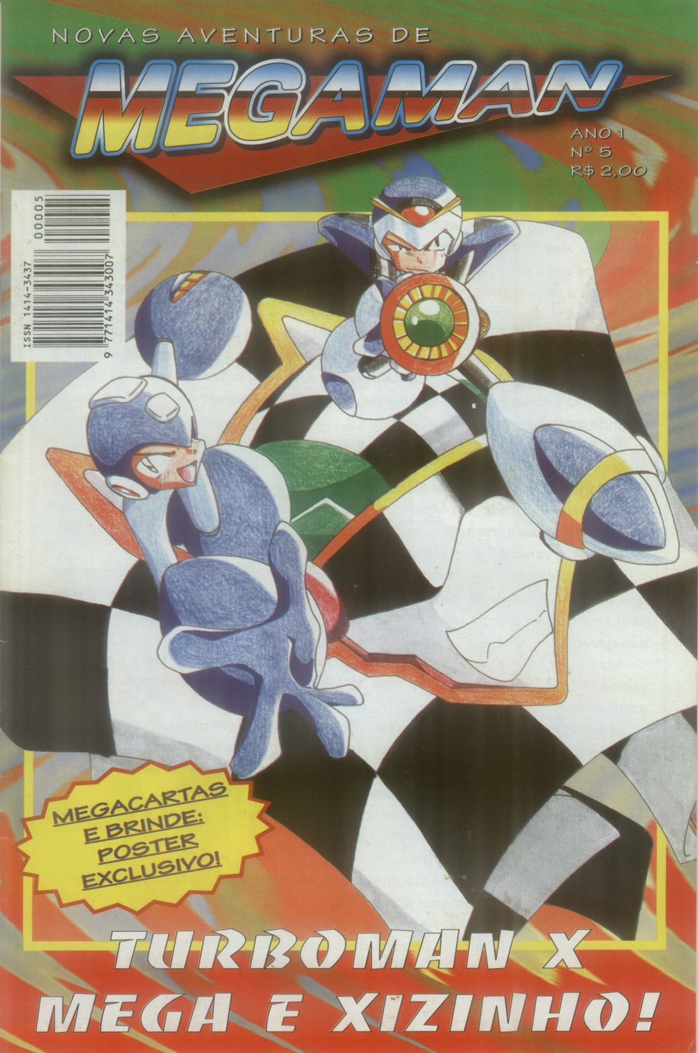 Read online Novas Aventuras de Megaman comic -  Issue #5 - 1