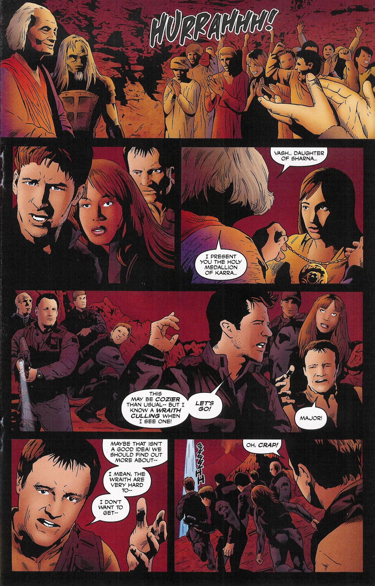Read online Stargate Atlantis: Wraithfall comic -  Issue #1 - 8