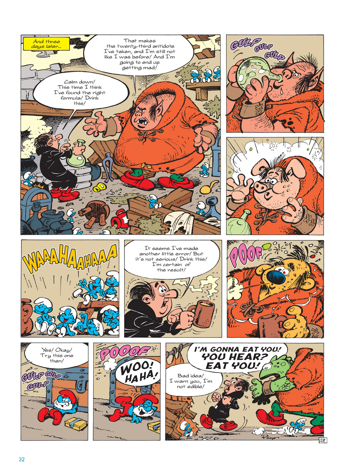 Read online The Smurfs comic -  Issue #13 - 32