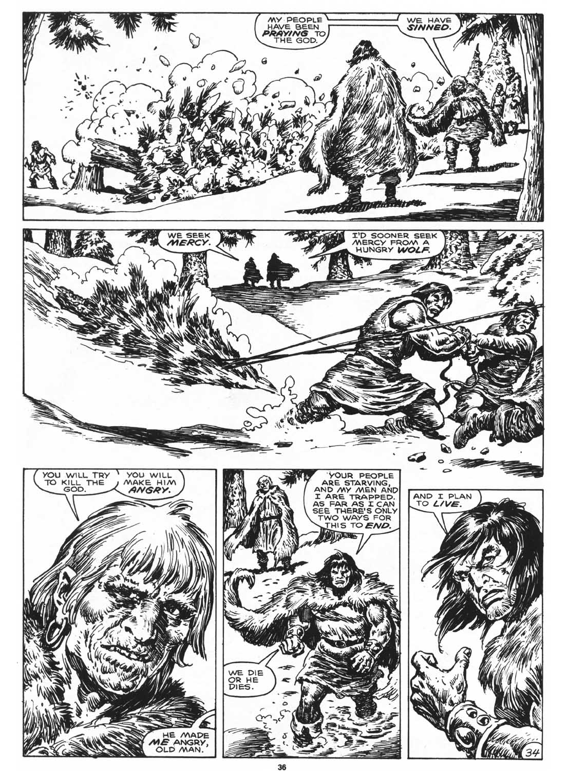 Read online The Savage Sword Of Conan comic -  Issue #168 - 37