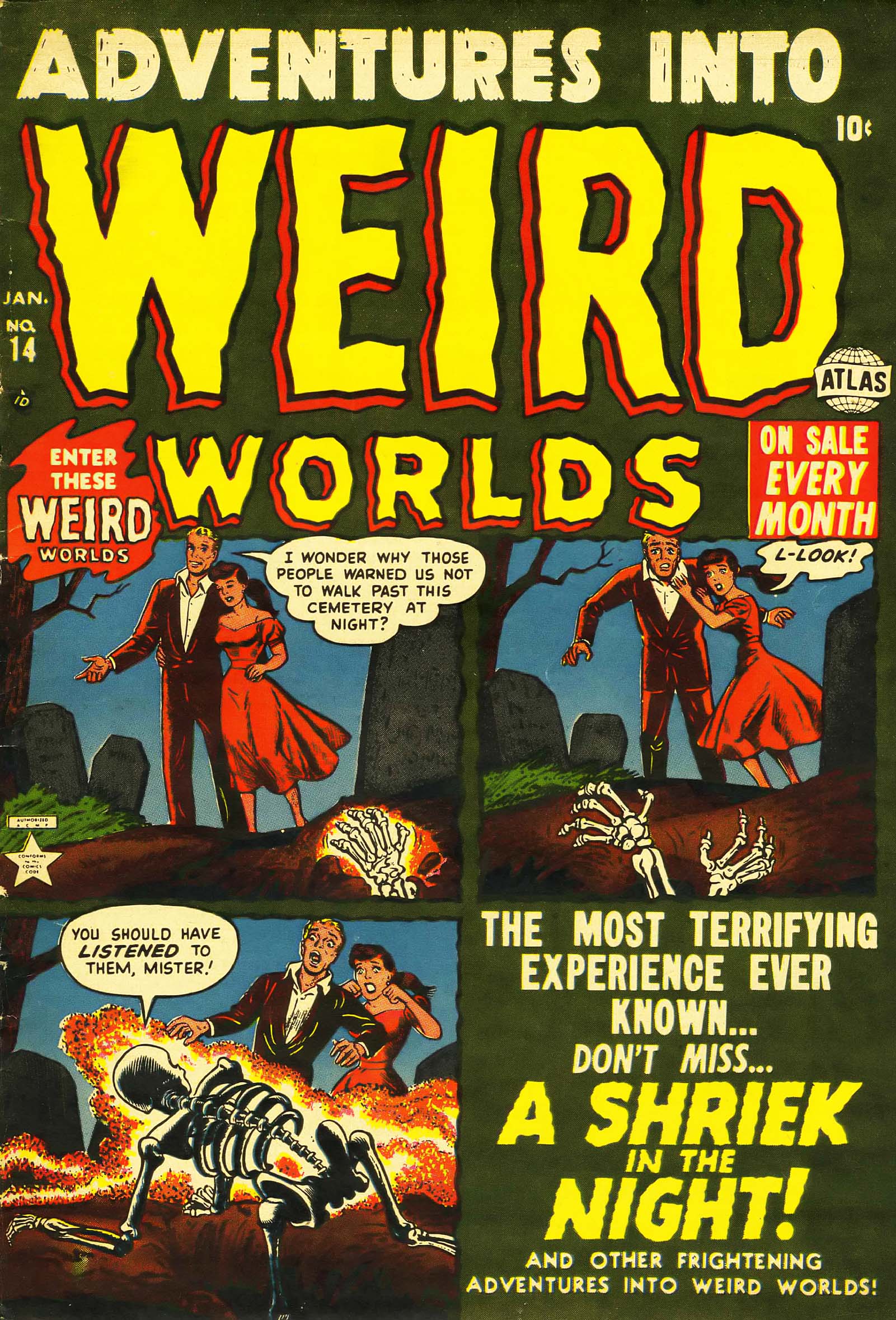 Read online Adventures into Weird Worlds comic -  Issue #14 - 1