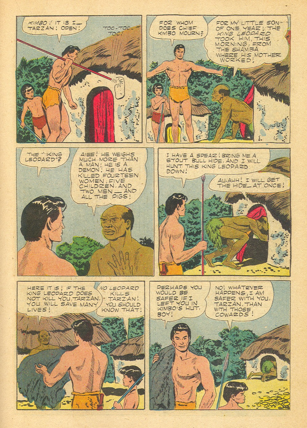 Read online Tarzan (1948) comic -  Issue #67 - 19