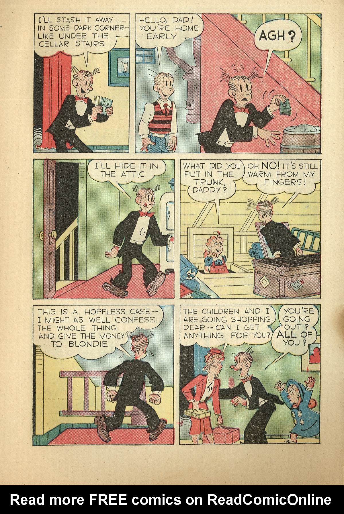 Read online Blondie Comics (1947) comic -  Issue #14 - 7
