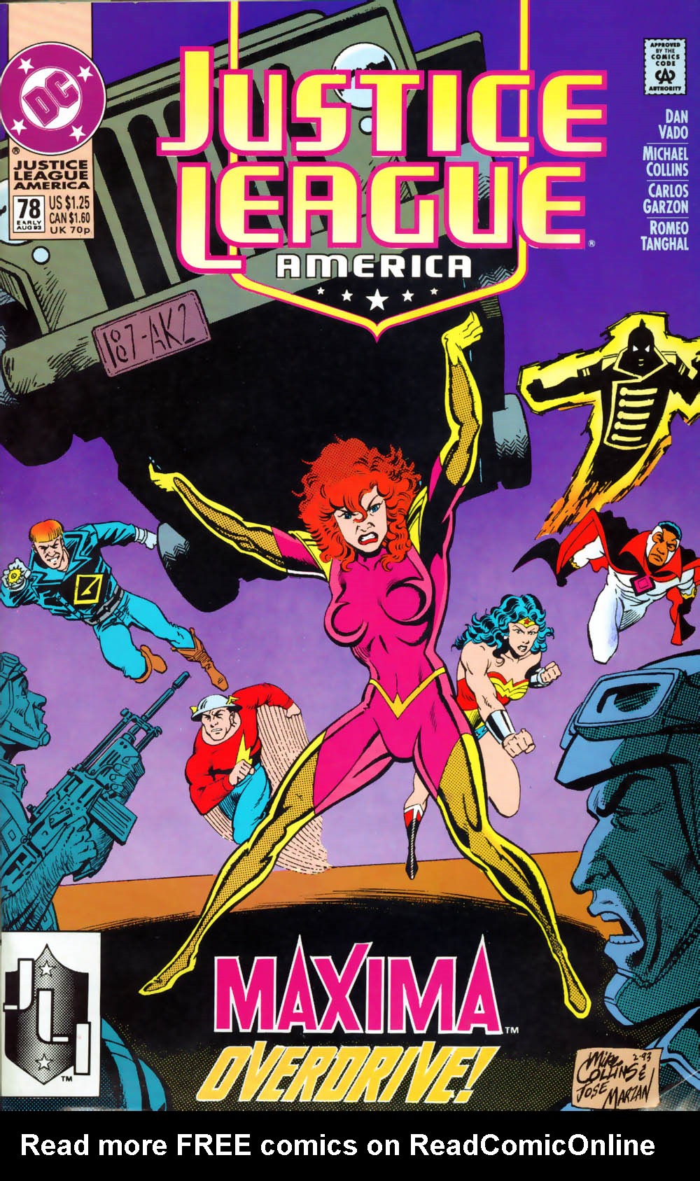 Read online Justice League America comic -  Issue #78 - 1