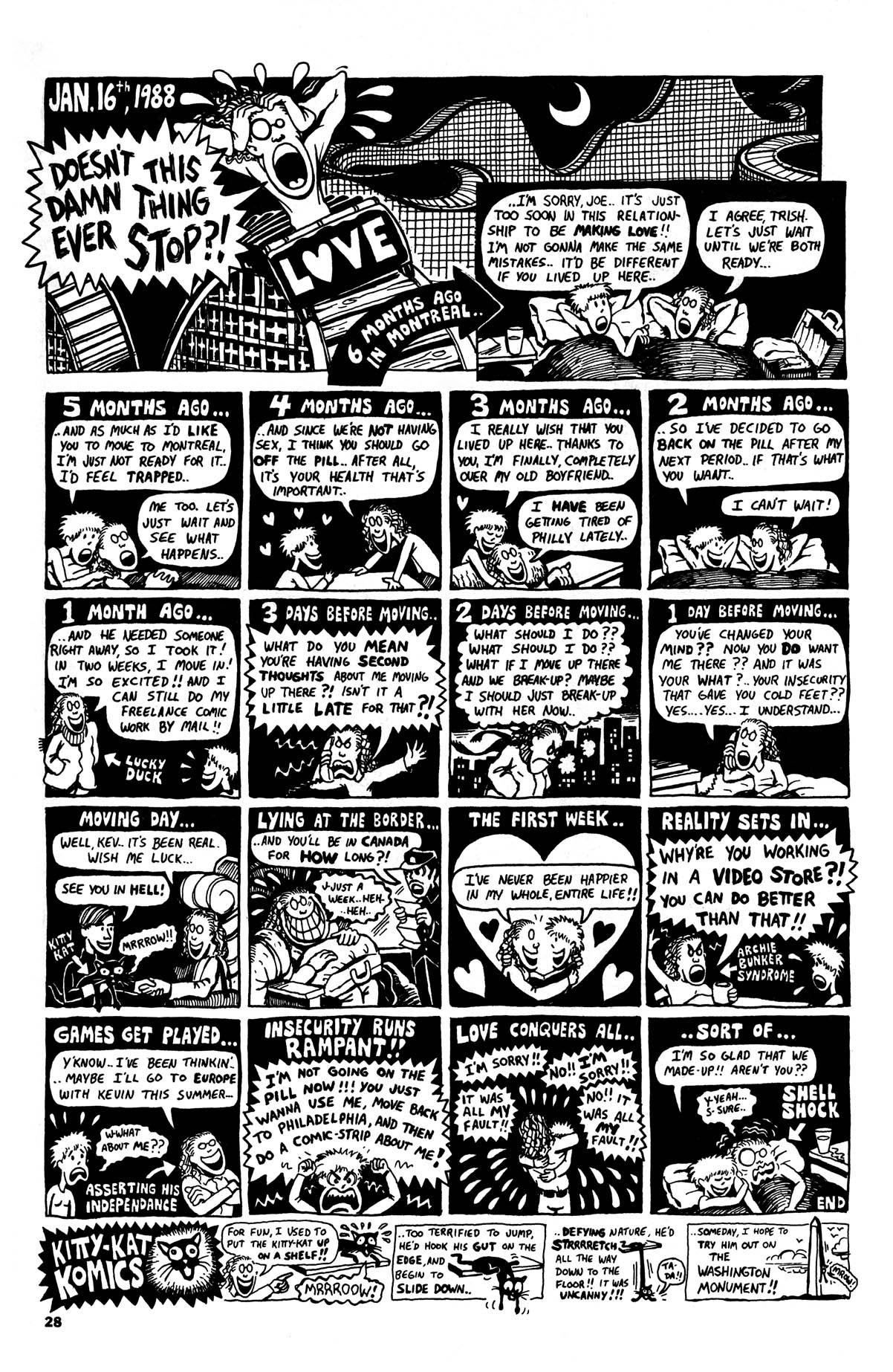 Read online Peepshow: The Cartoon Diary of Joe Matt comic -  Issue # Full - 9