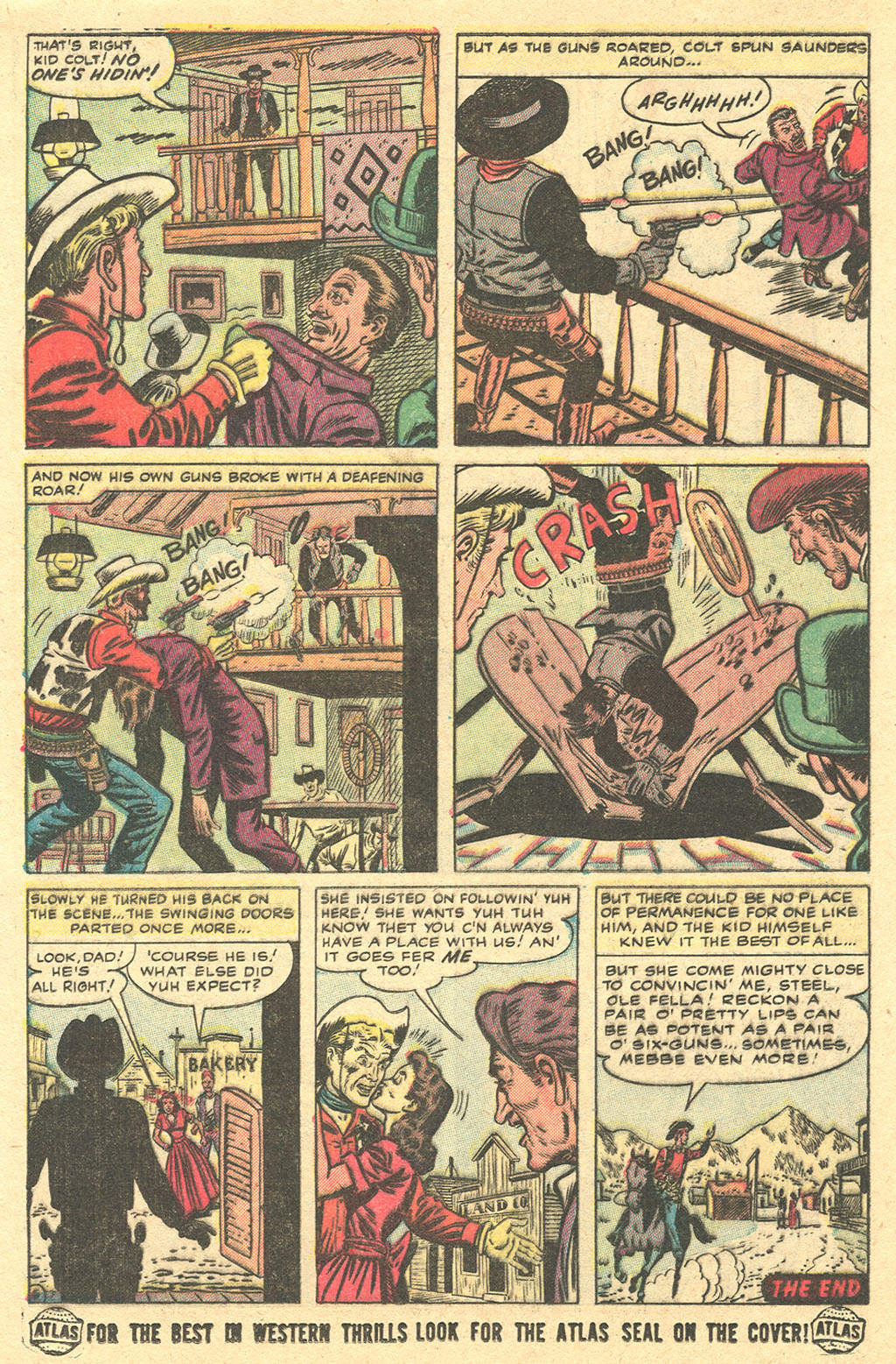 Read online Kid Colt Outlaw comic -  Issue #36 - 16