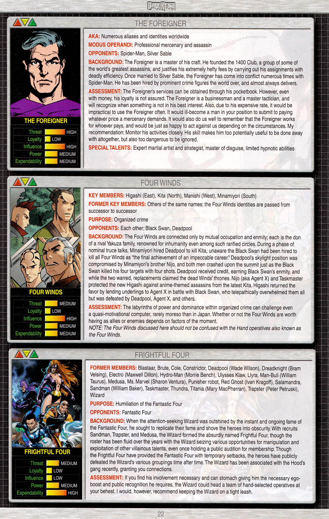 Read online Dark Reign Files comic -  Issue # Full - 24