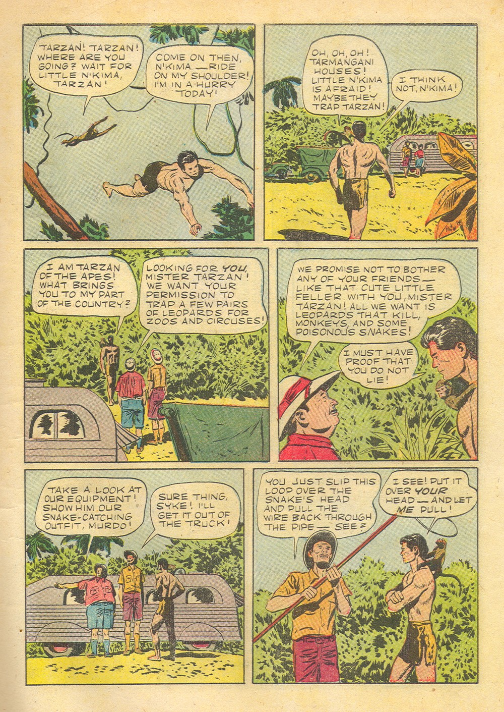 Read online Tarzan (1948) comic -  Issue #23 - 5