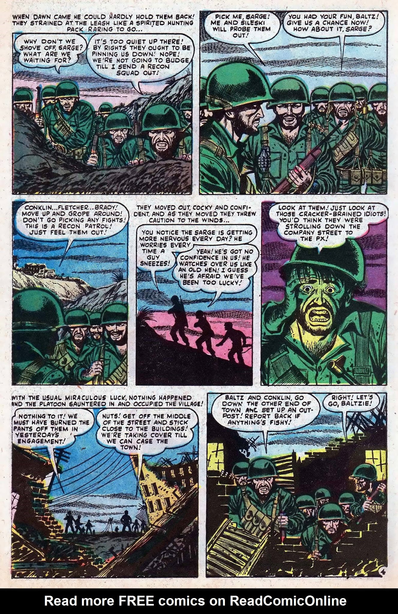 Read online Combat (1952) comic -  Issue #4 - 6