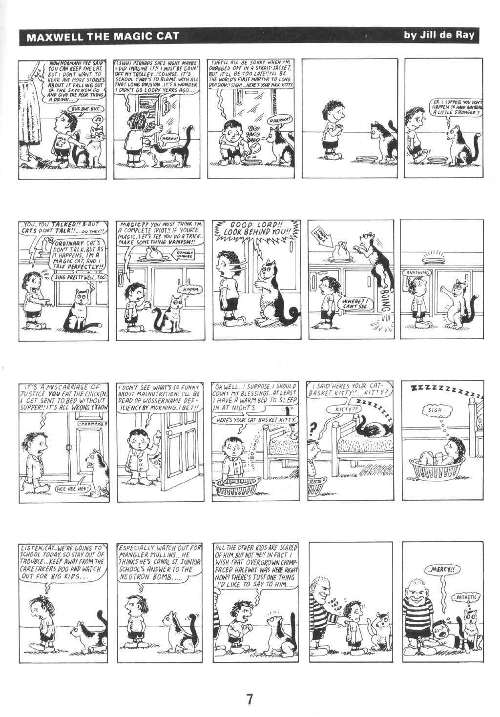 Read online Alan Moore's Maxwell the Magic Cat comic -  Issue #1 - 6