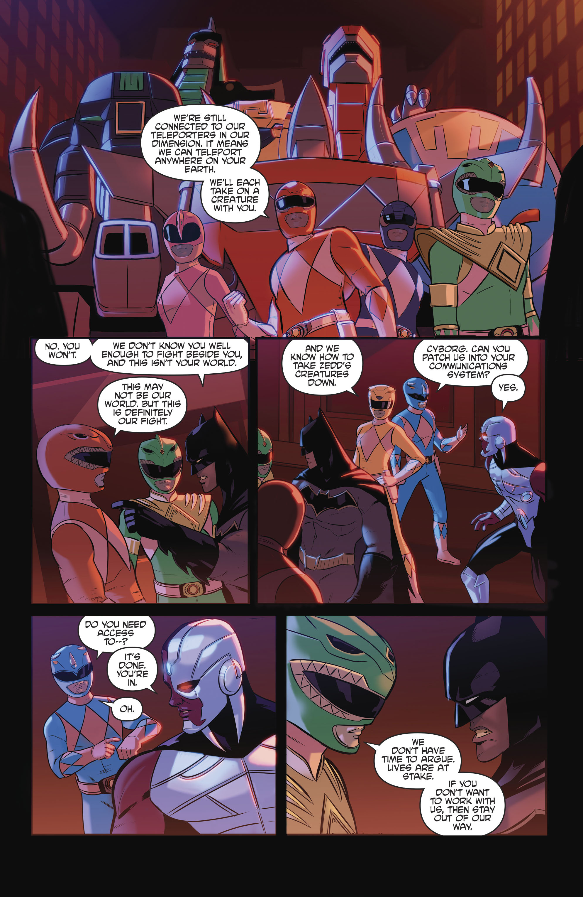 Read online Justice League/Mighty Morphin' Power Rangers comic -  Issue #3 - 3