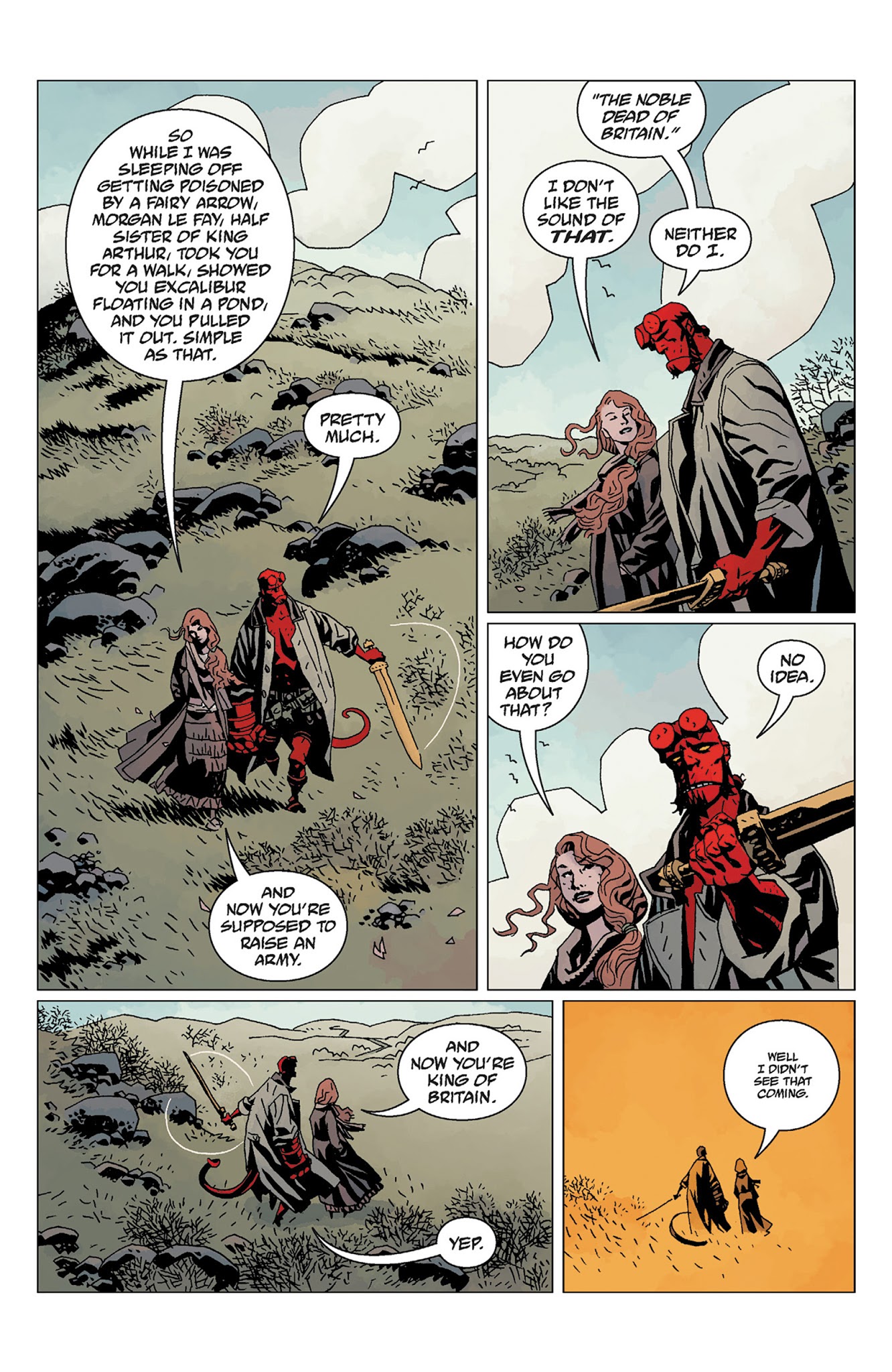 Read online Hellboy: The Wild Hunt comic -  Issue # TPB - 173