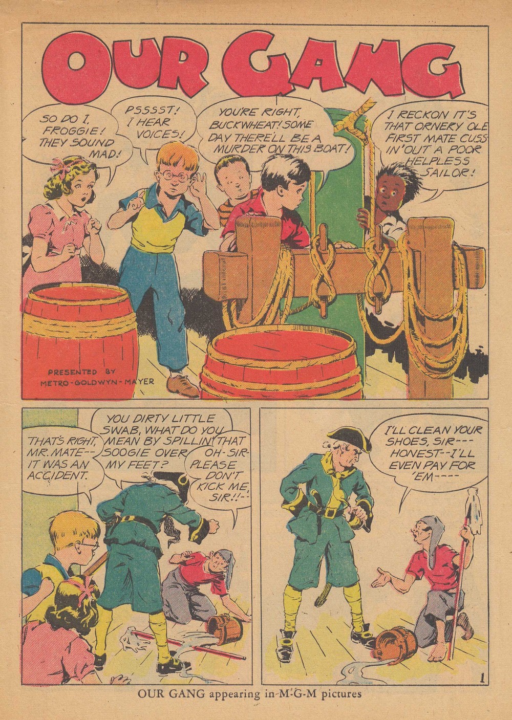 Read online Our Gang Comics comic -  Issue #9 - 3