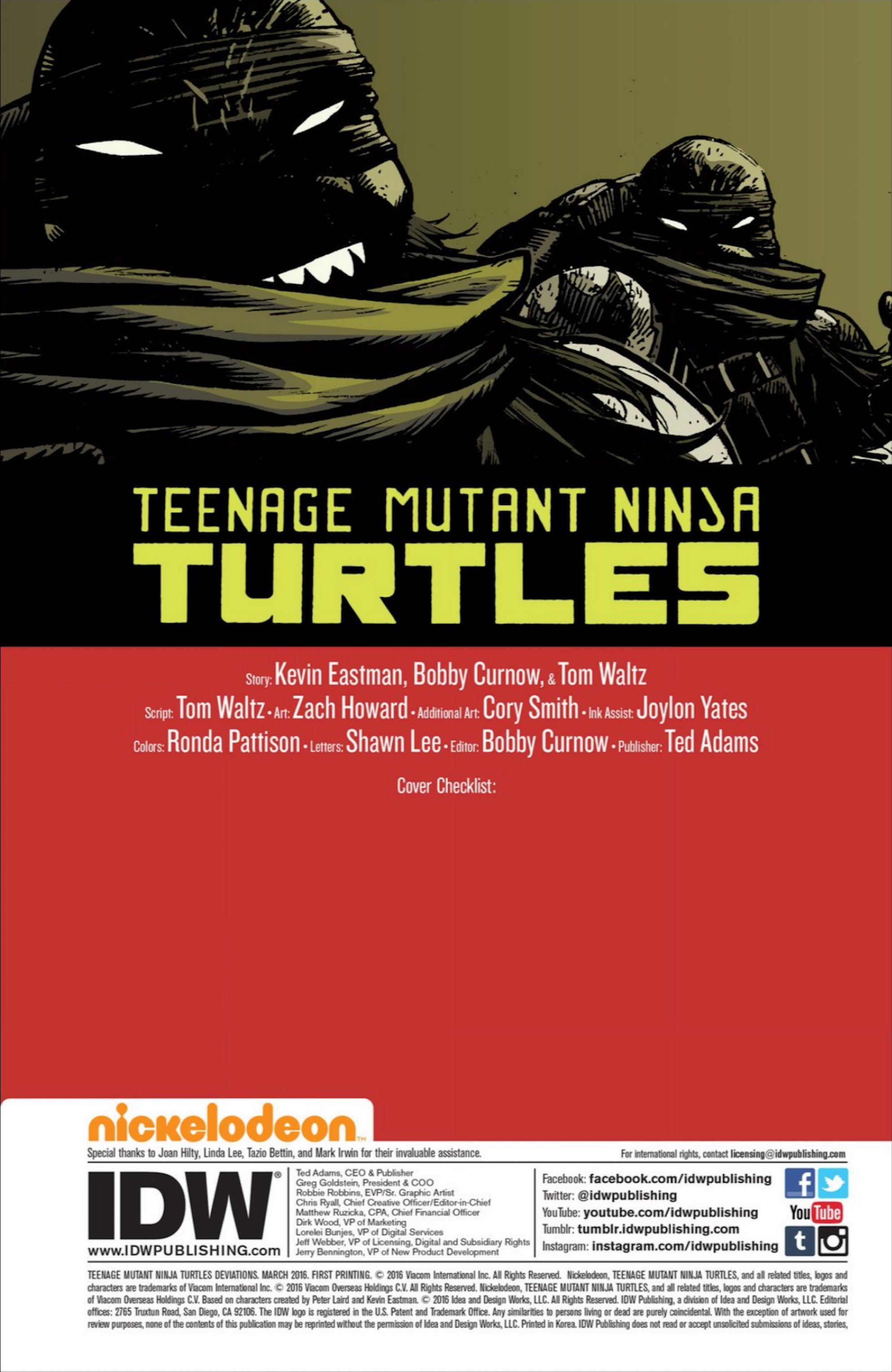 Read online Teenage Mutant Ninja Turtles Deviations comic -  Issue # Full - 3