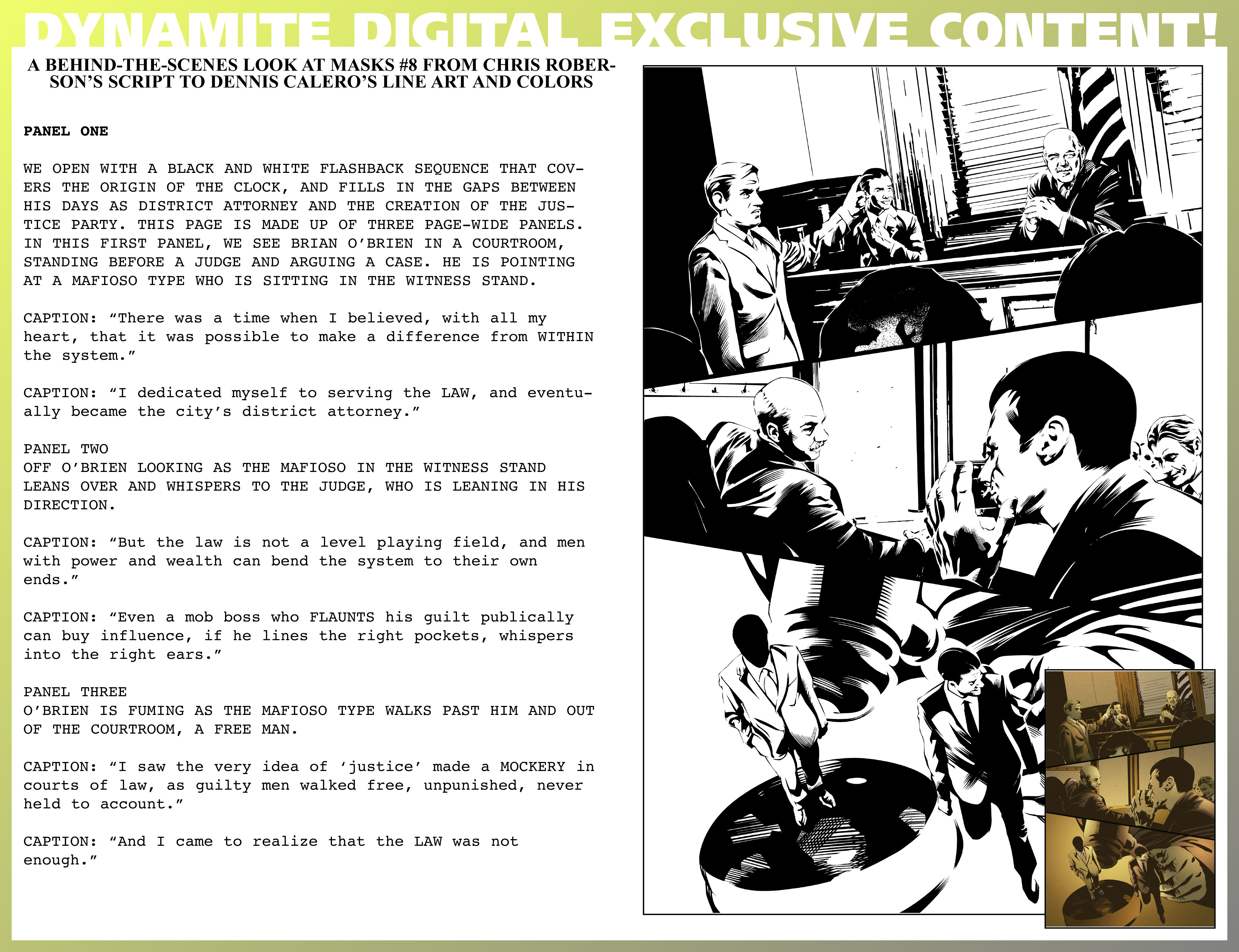 Read online Masks comic -  Issue #8 - 30