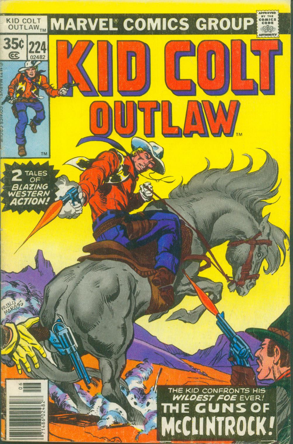 Read online Kid Colt Outlaw comic -  Issue #224 - 1