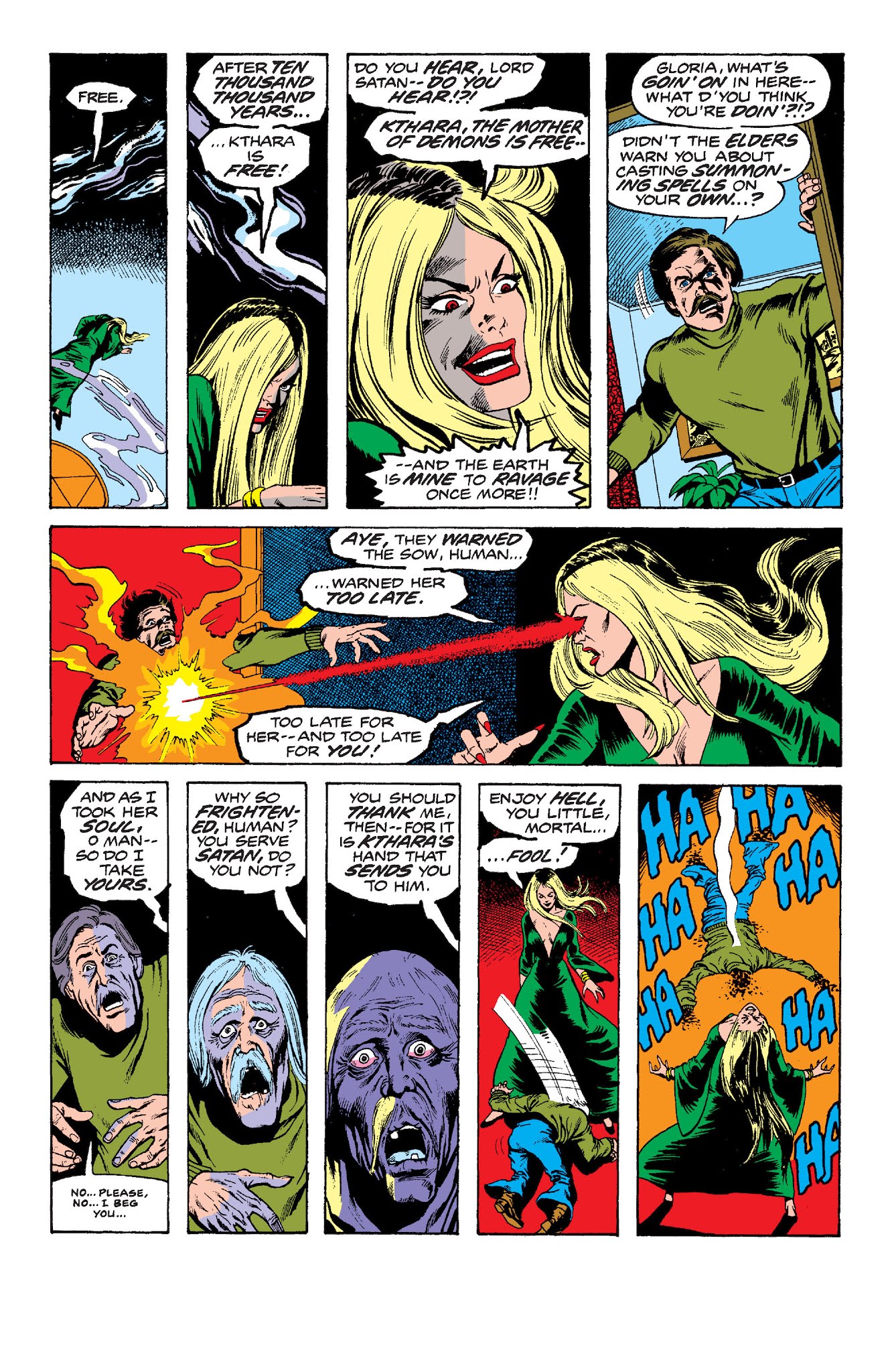 Read online Son of Satan Classic comic -  Issue # TPB (Part 3) - 94