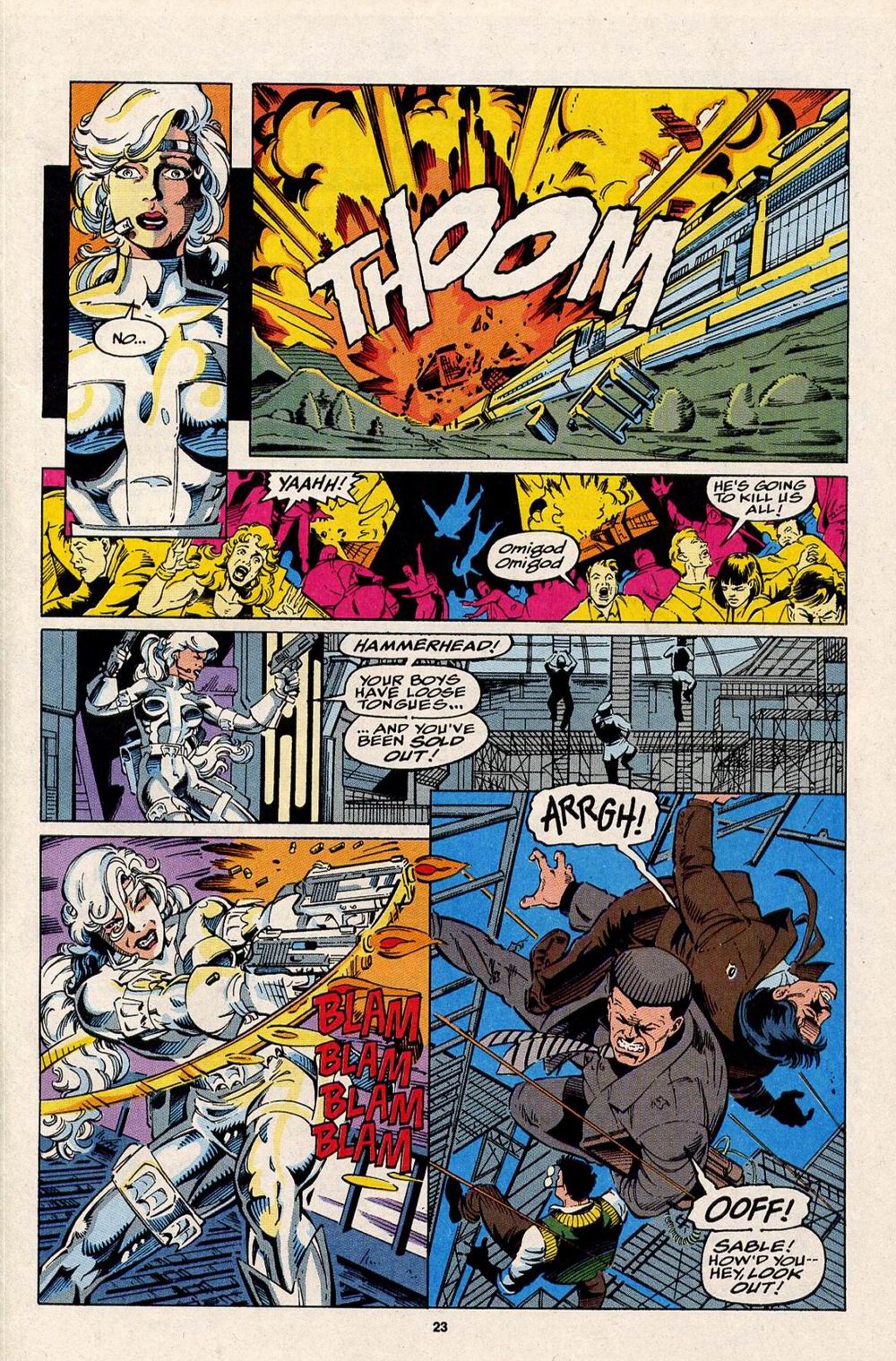 Read online Silver Sable and the Wild Pack comic -  Issue #32 - 19
