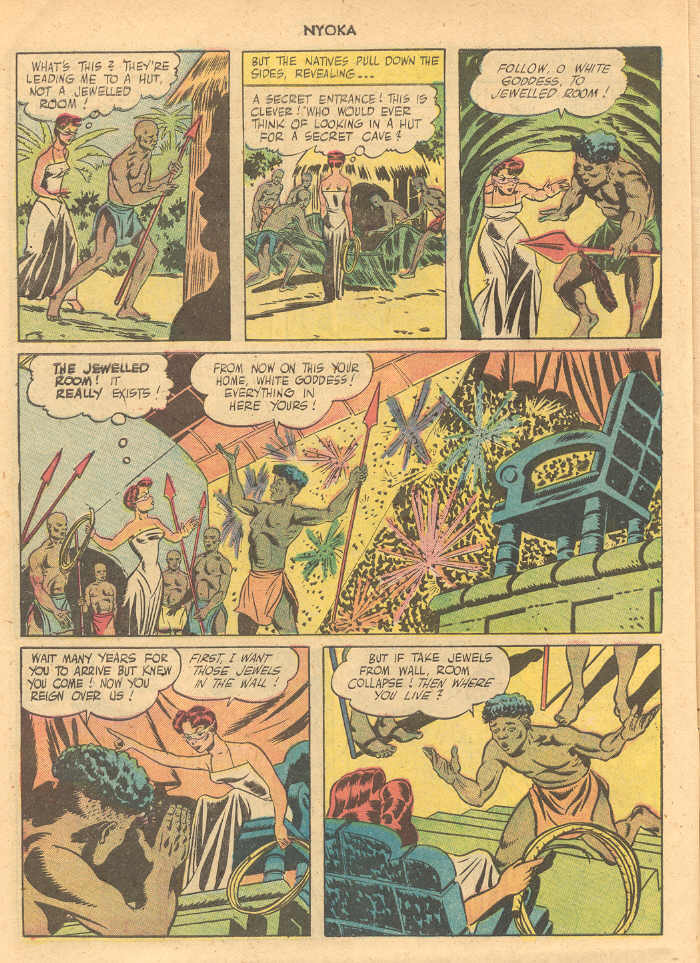 Read online Nyoka the Jungle Girl (1945) comic -  Issue #6 - 8