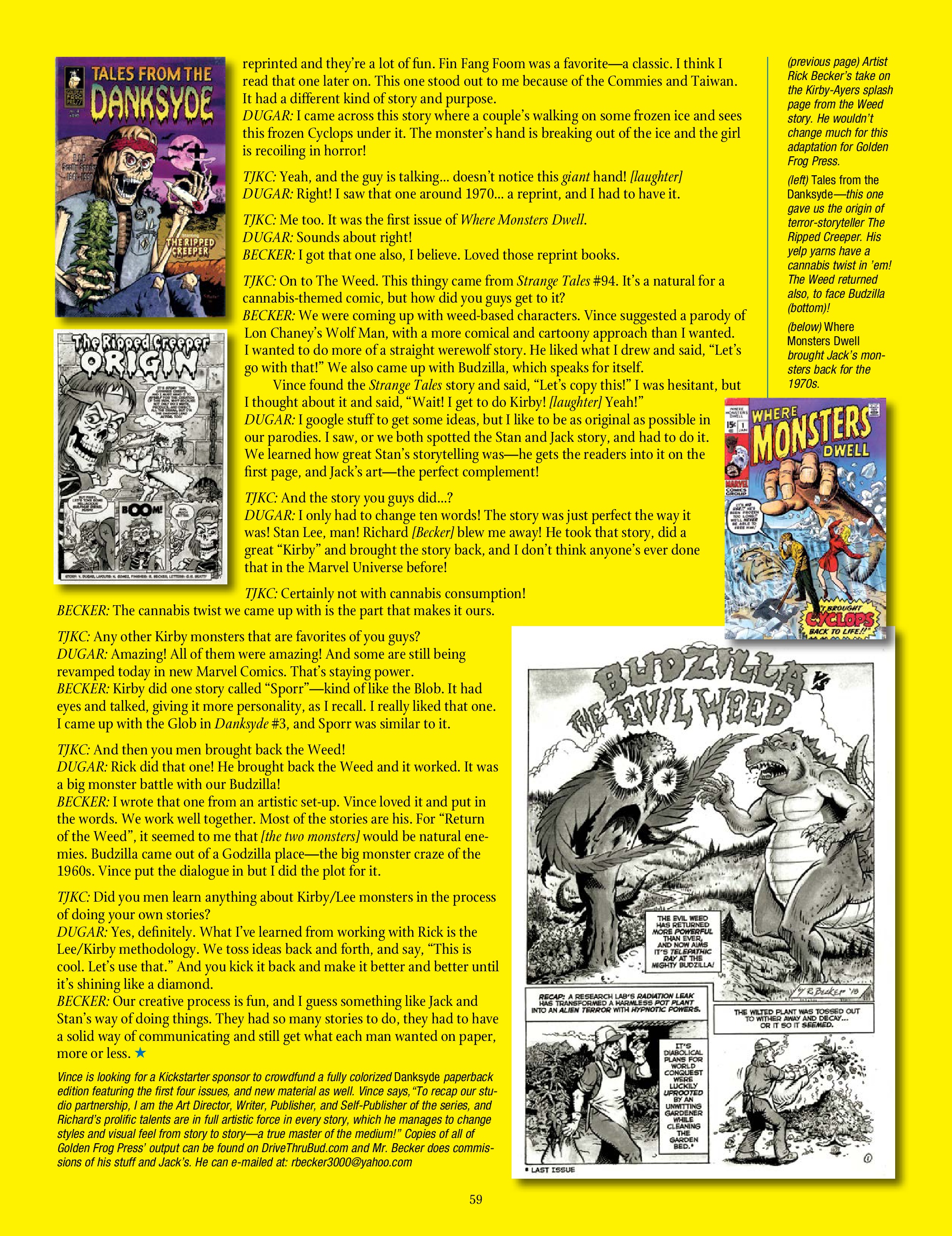 Read online The Jack Kirby Collector comic -  Issue #77 - 61