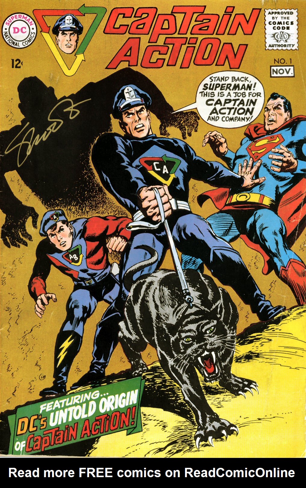 Read online Captain Action comic -  Issue #1 - 1