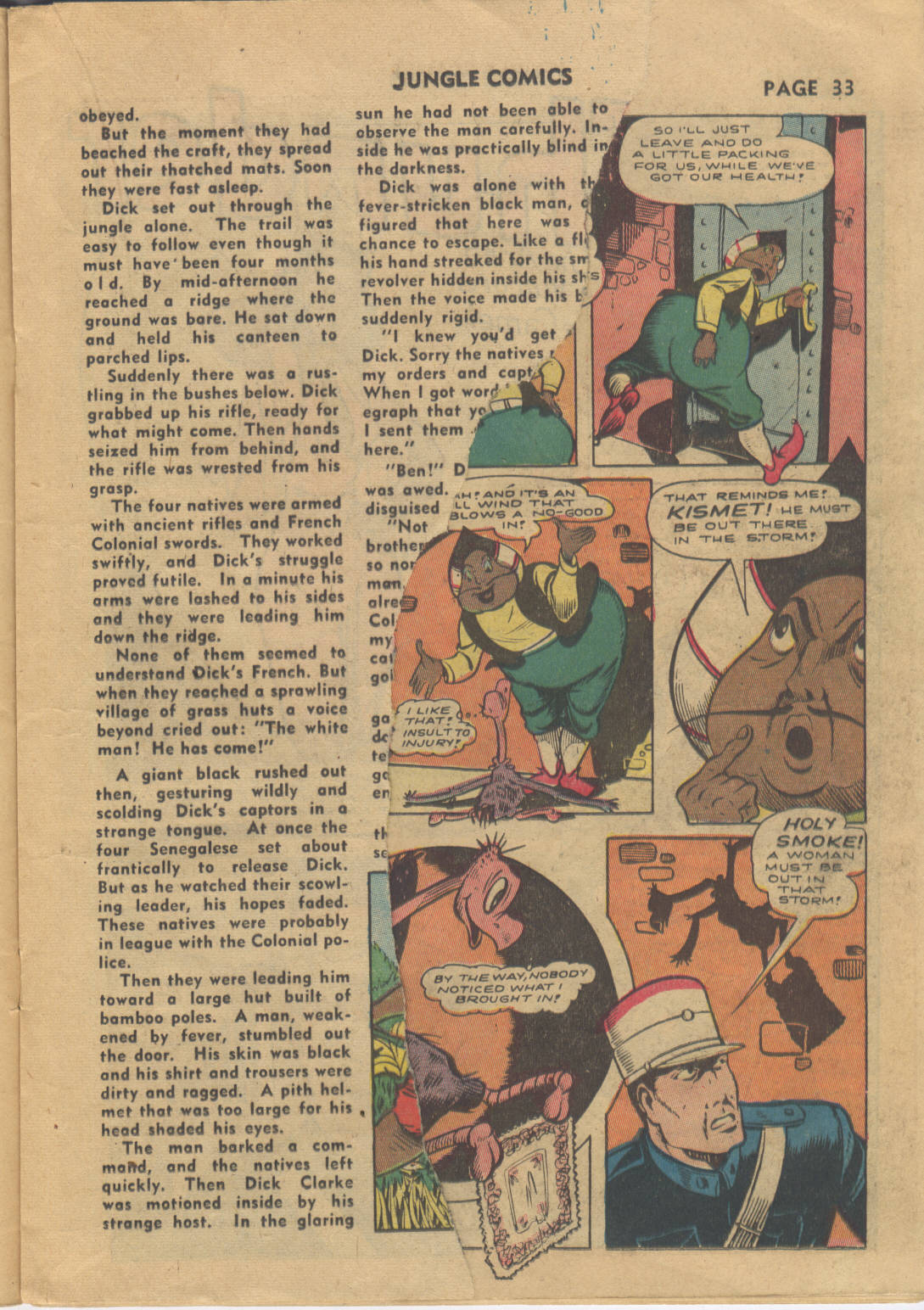 Read online Jungle Comics comic -  Issue #34 - 33