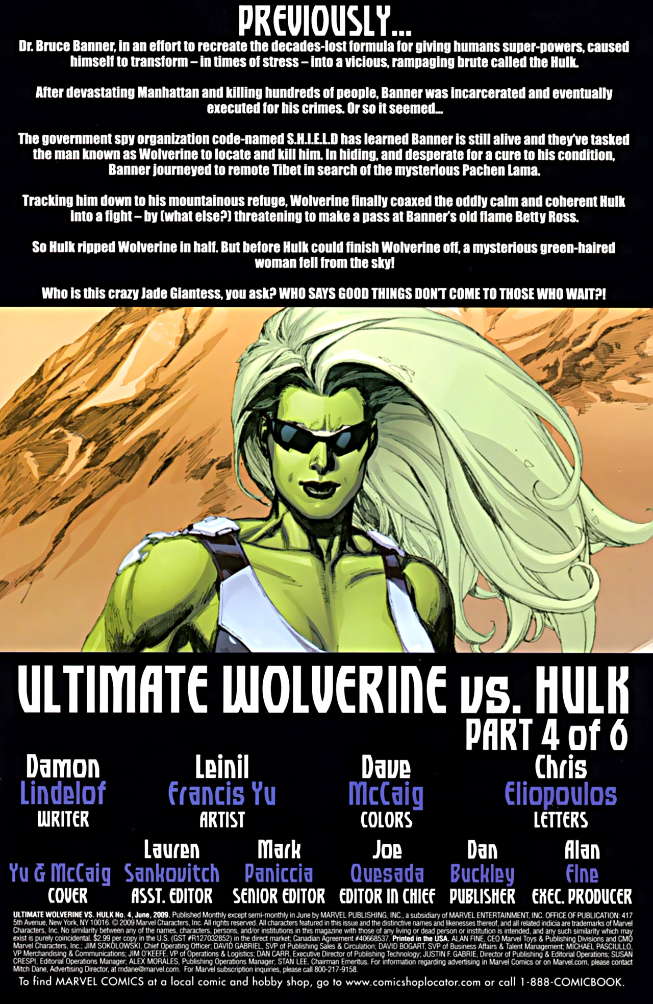 Read online Ultimate Wolverine vs. Hulk comic -  Issue #4 - 2