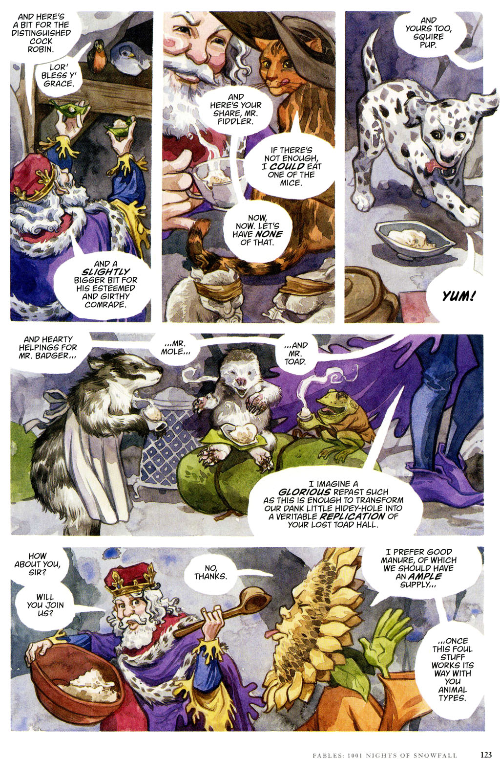 Read online Fables: 1001 Nights of Snowfall comic -  Issue # Full - 123
