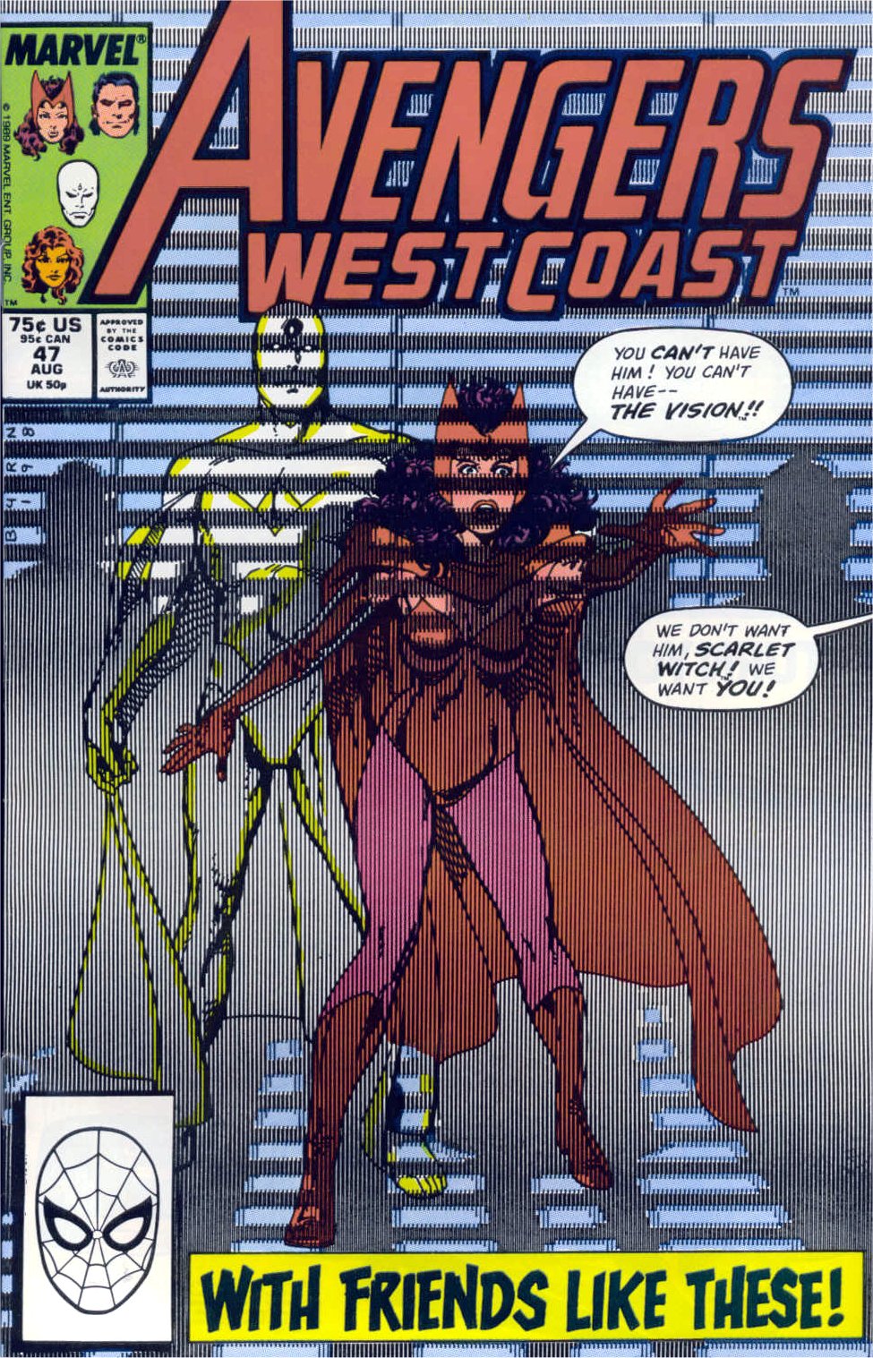 Read online West Coast Avengers (1985) comic -  Issue #47 - 1