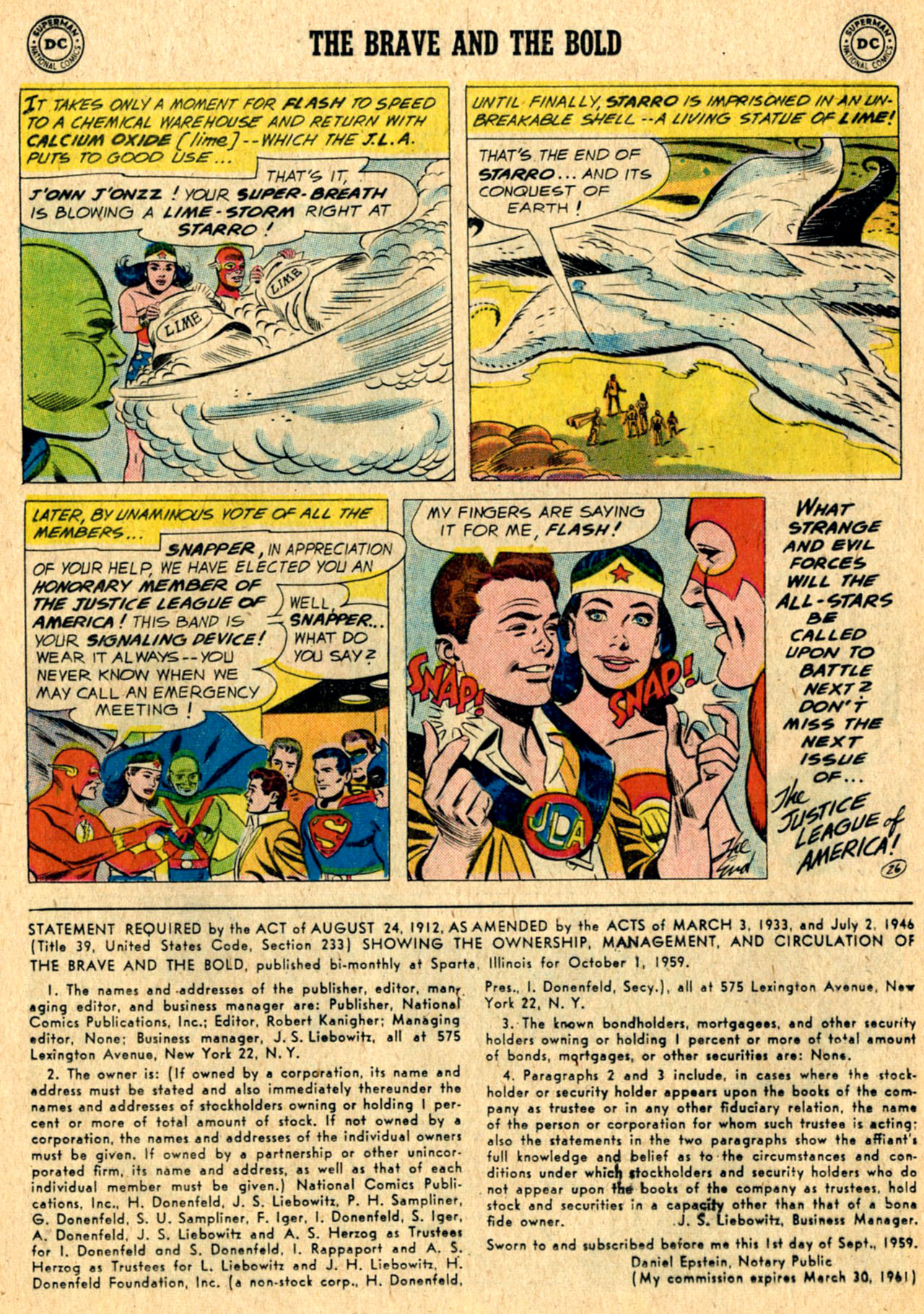 Read online The Brave and the Bold (1955) comic -  Issue #28 - 32