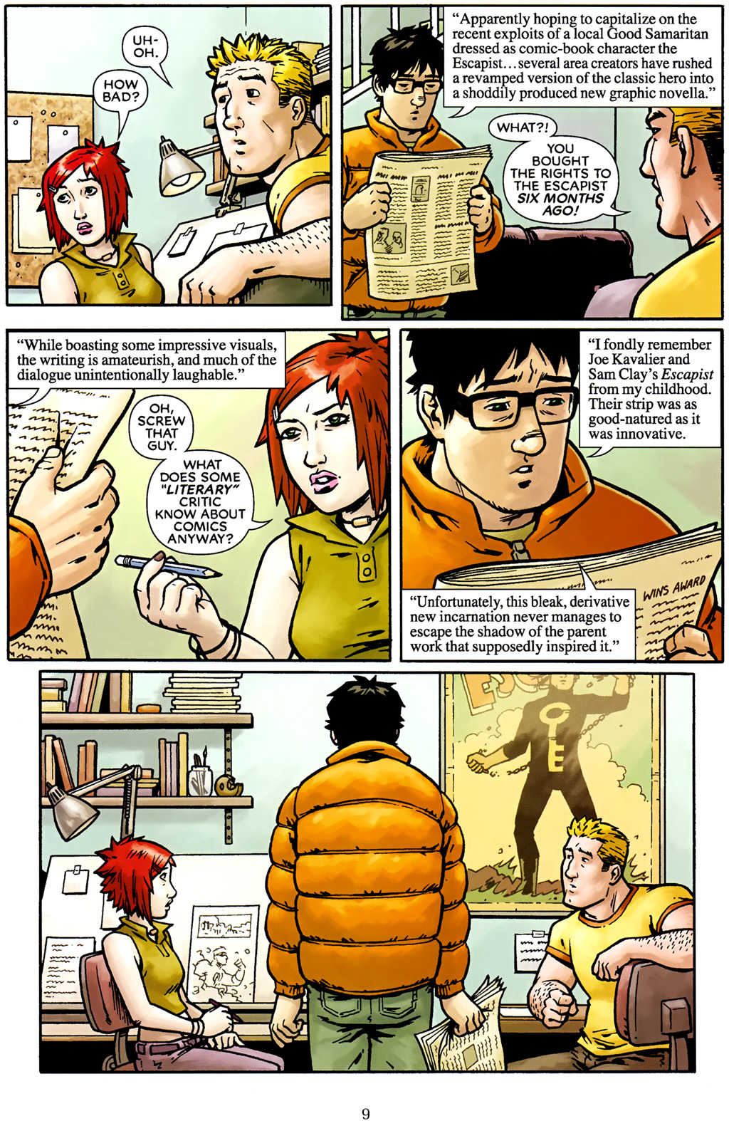 Read online The Escapists comic -  Issue #3 - 11