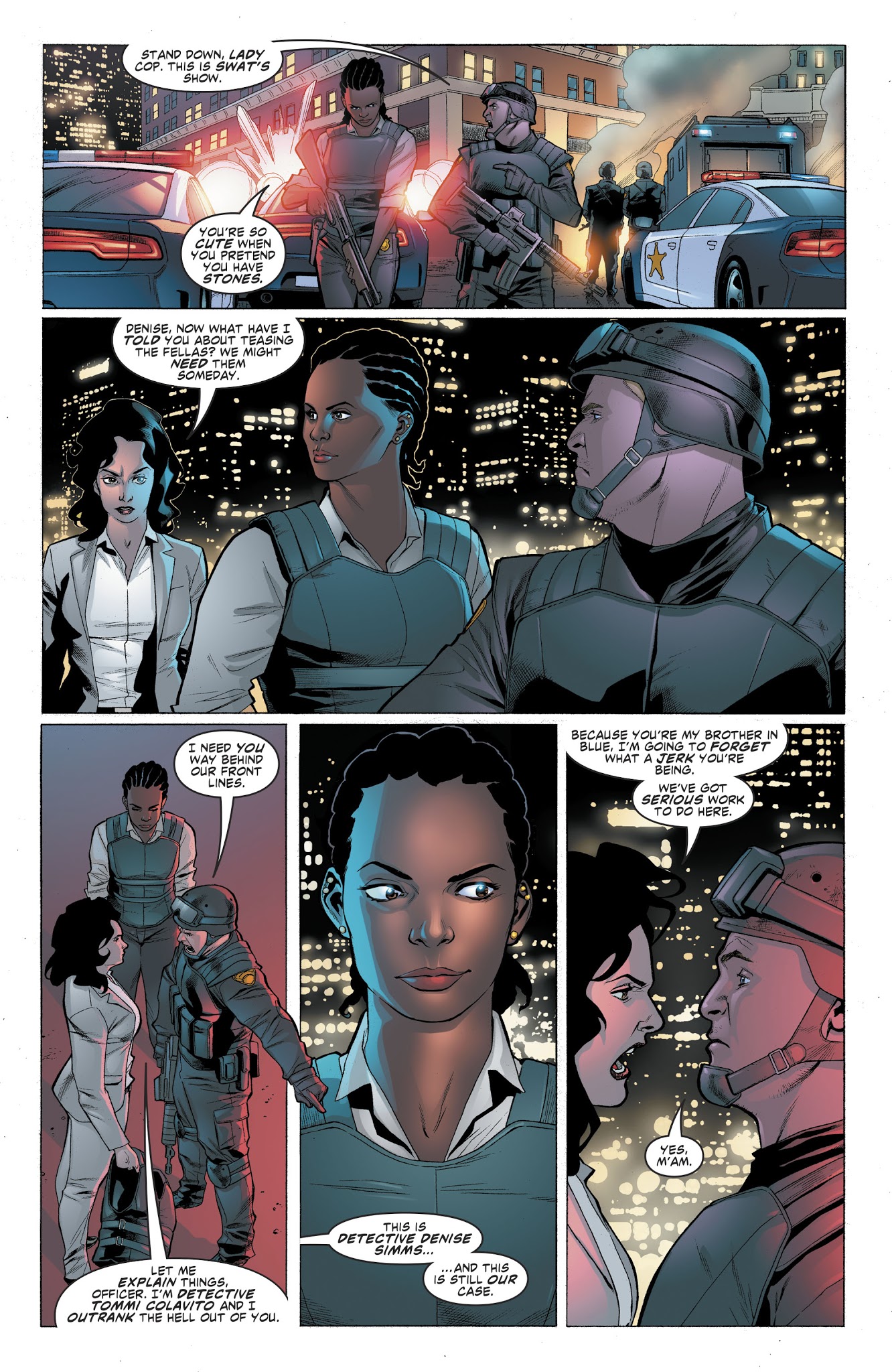 Read online Black Lightning: Cold Dead Hands comic -  Issue #1 - 18