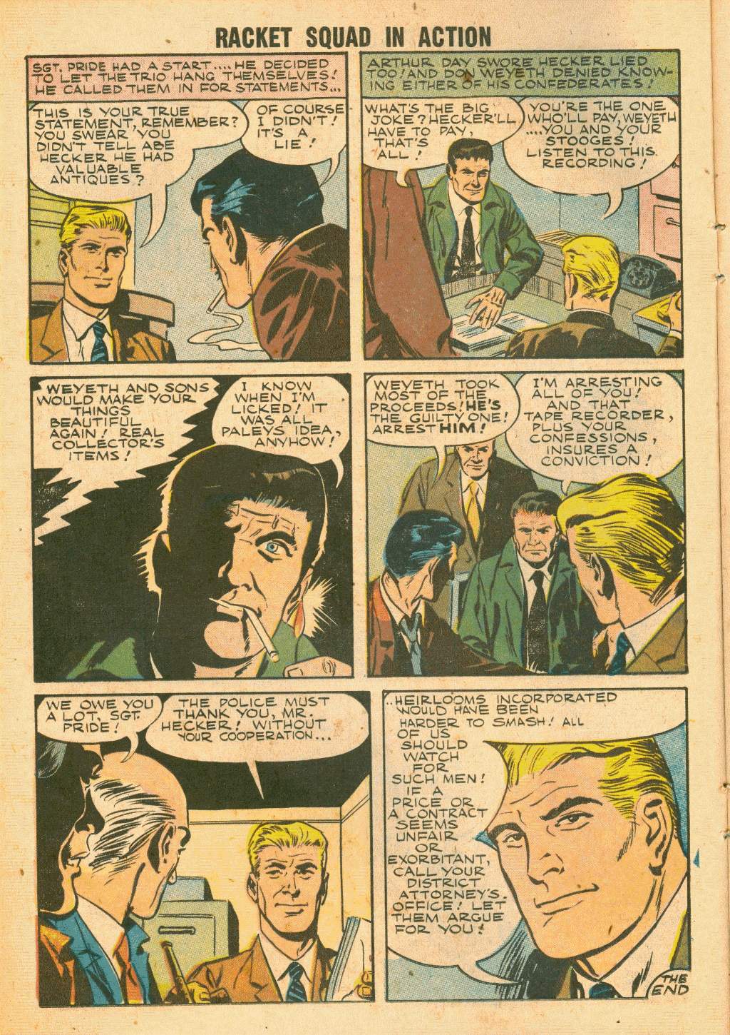 Read online Racket Squad in Action comic -  Issue #28 - 14