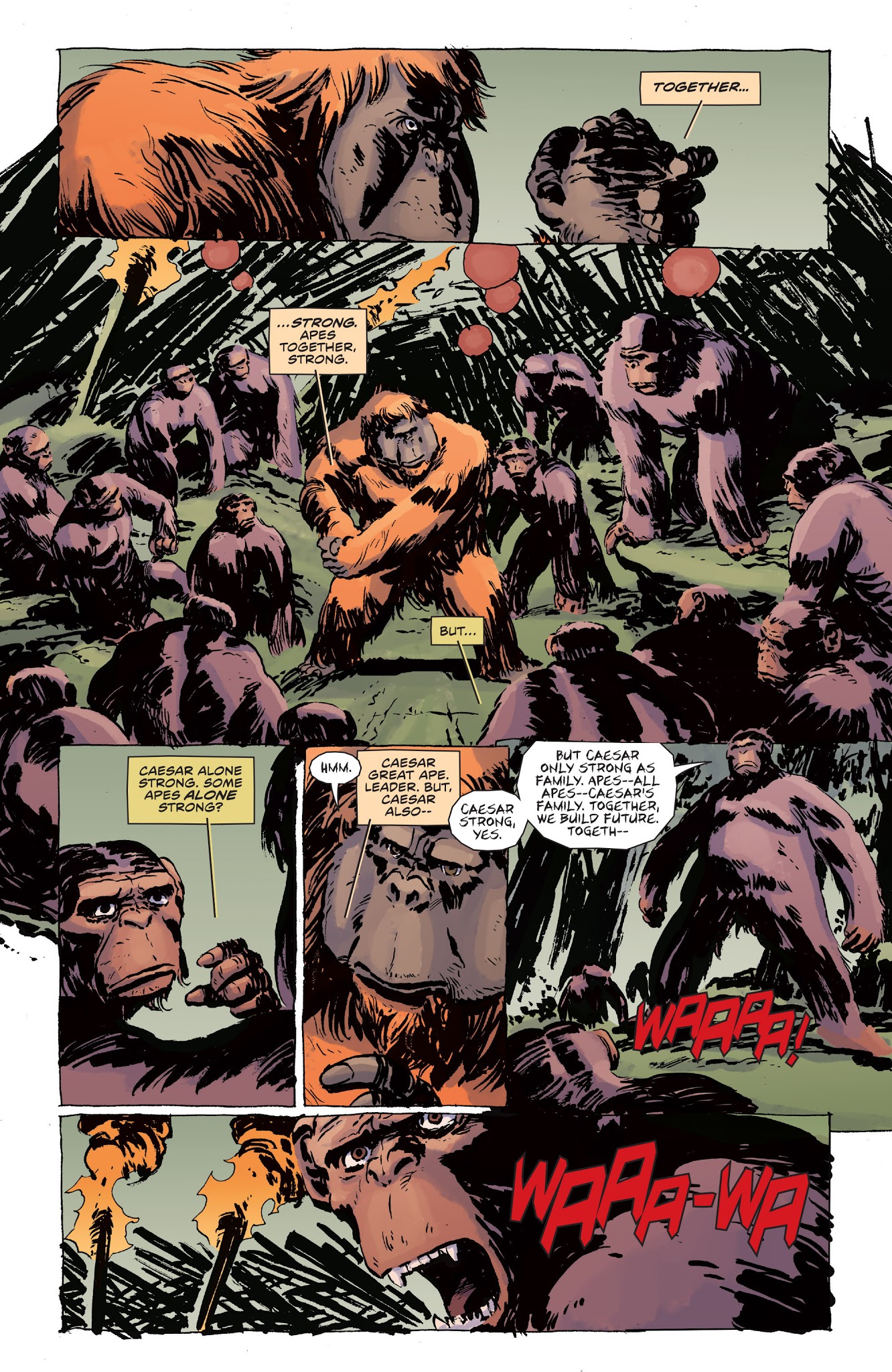 Read online Dawn of the Planet of the Apes comic -  Issue # TPB - 81