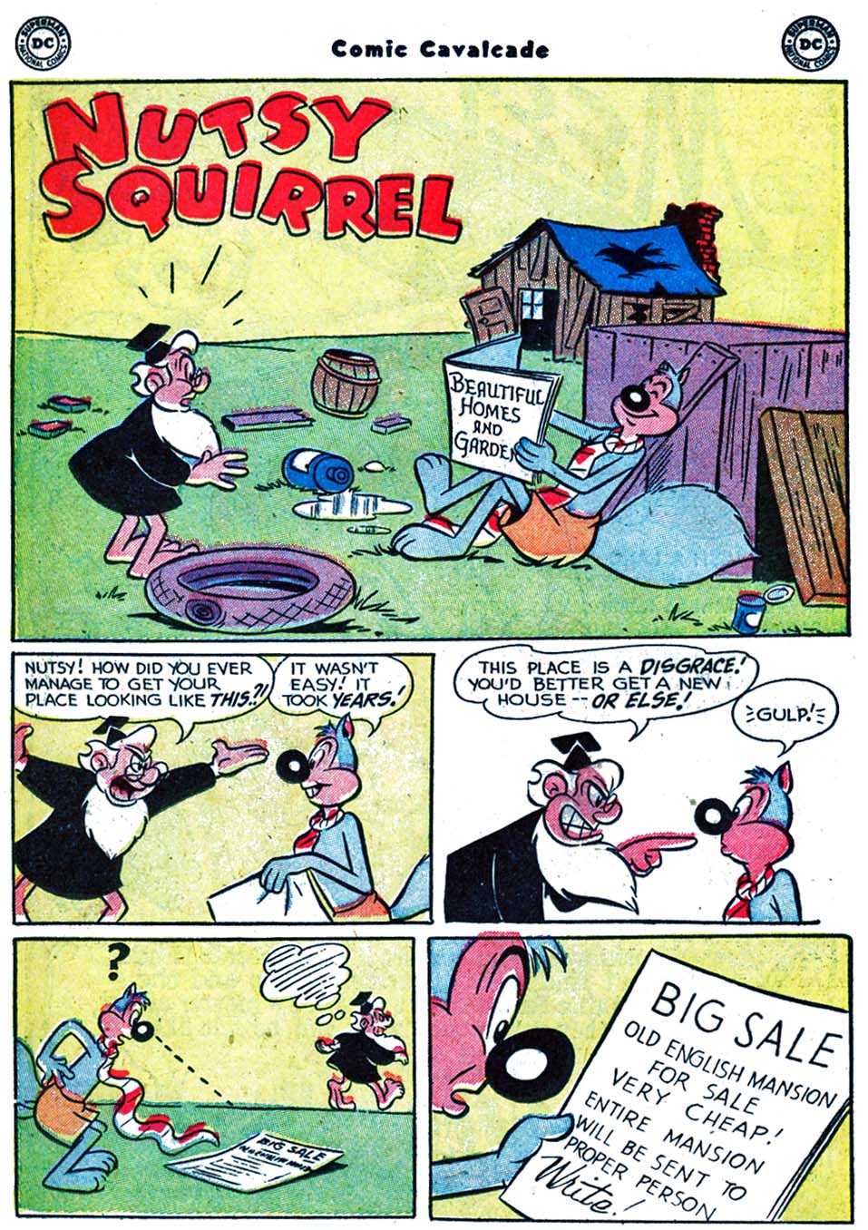 Read online Comic Cavalcade comic -  Issue #62 - 34