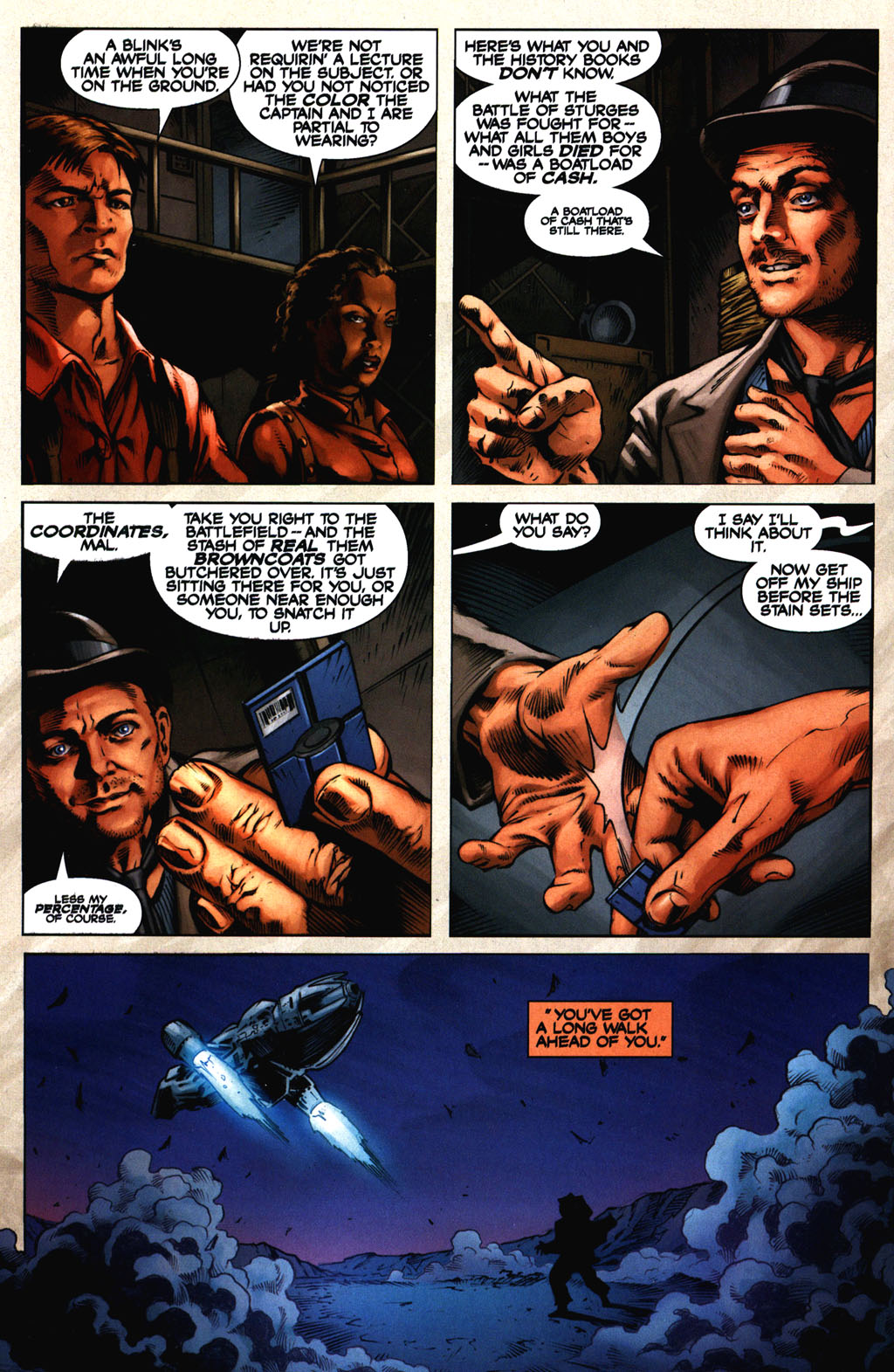 Read online Serenity comic -  Issue #2 - 17