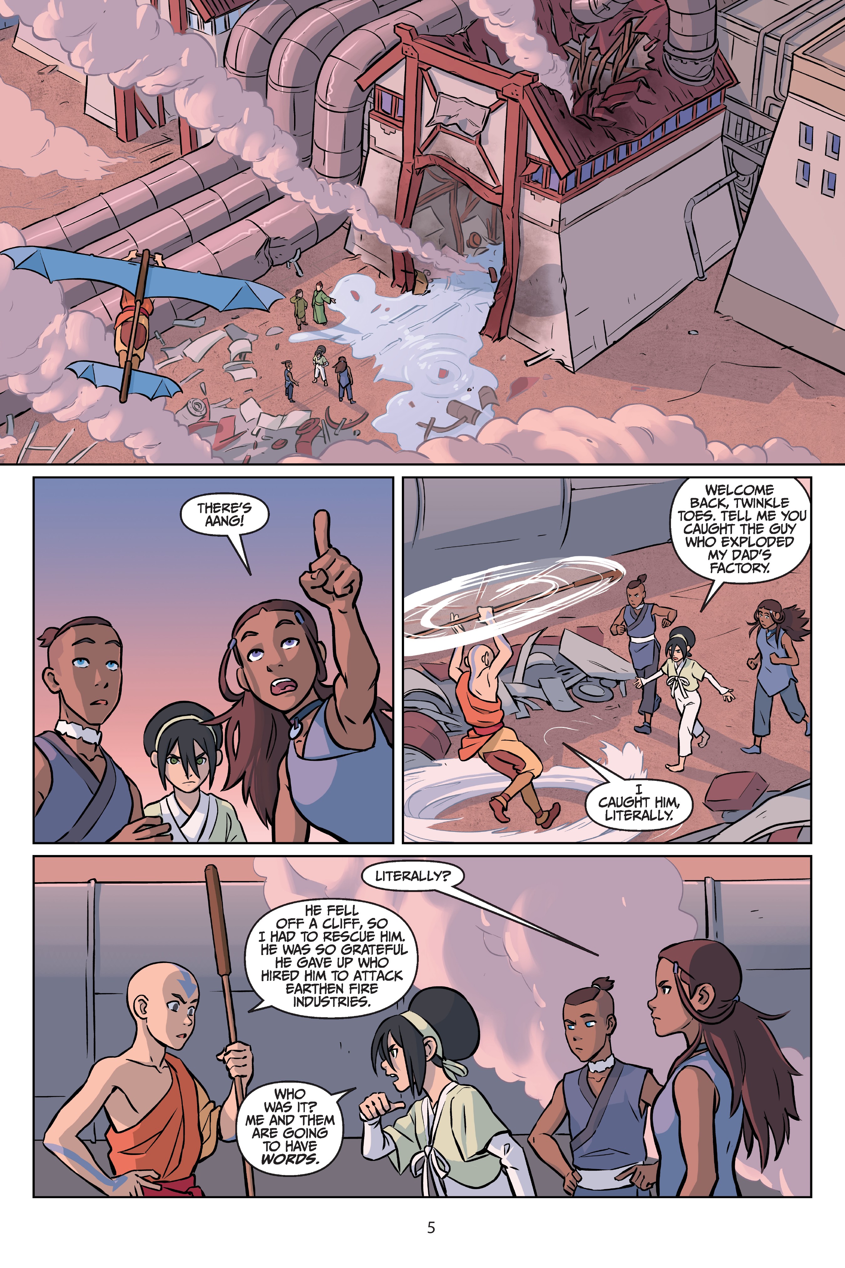 Read online Nickelodeon Avatar: The Last Airbender - Imbalance comic -  Issue # TPB 2 - 6