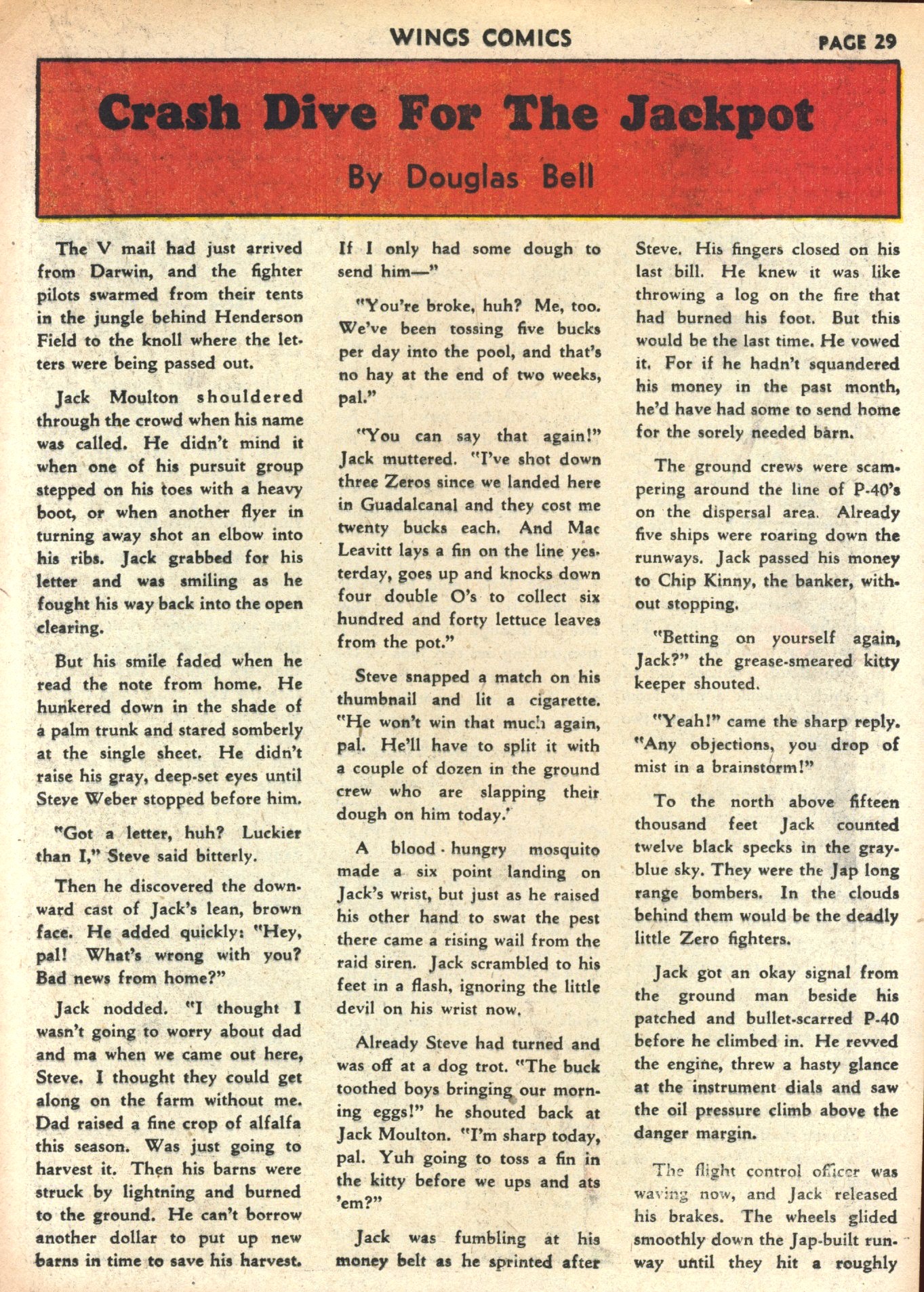 Read online Wings Comics comic -  Issue #30 - 31