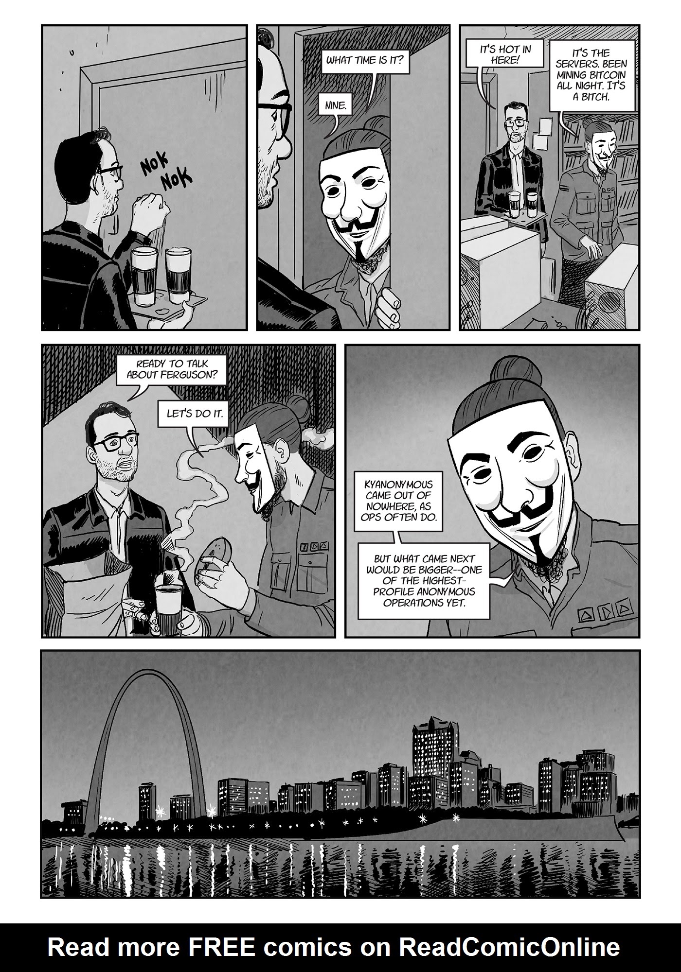 Read online A for Anonymous: How a Mysterious Hacker Collective Transformed the World comic -  Issue # TPB - 103