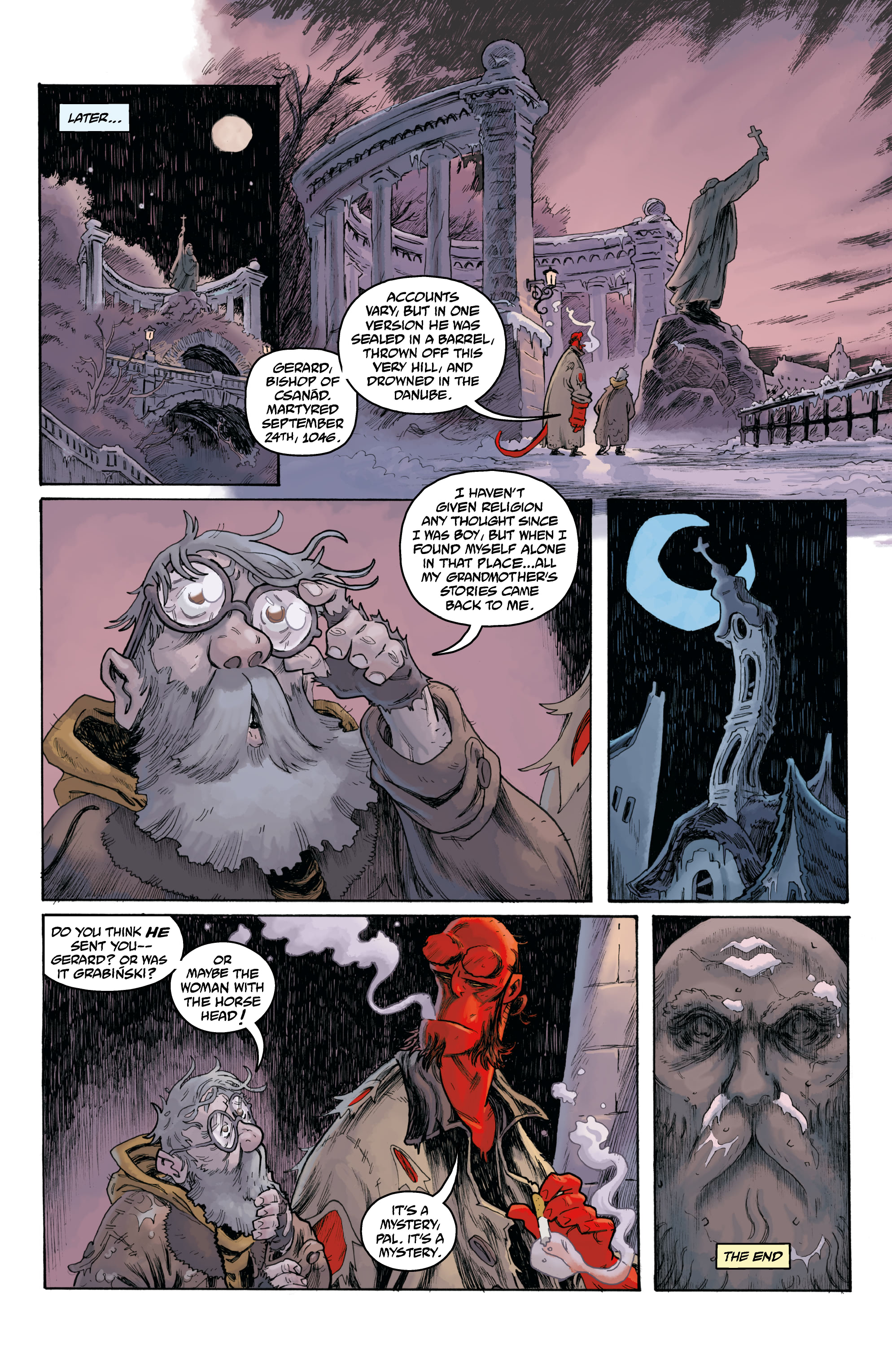 Read online Hellboy and the B.P.R.D.: Time is a River comic -  Issue # Full - 22