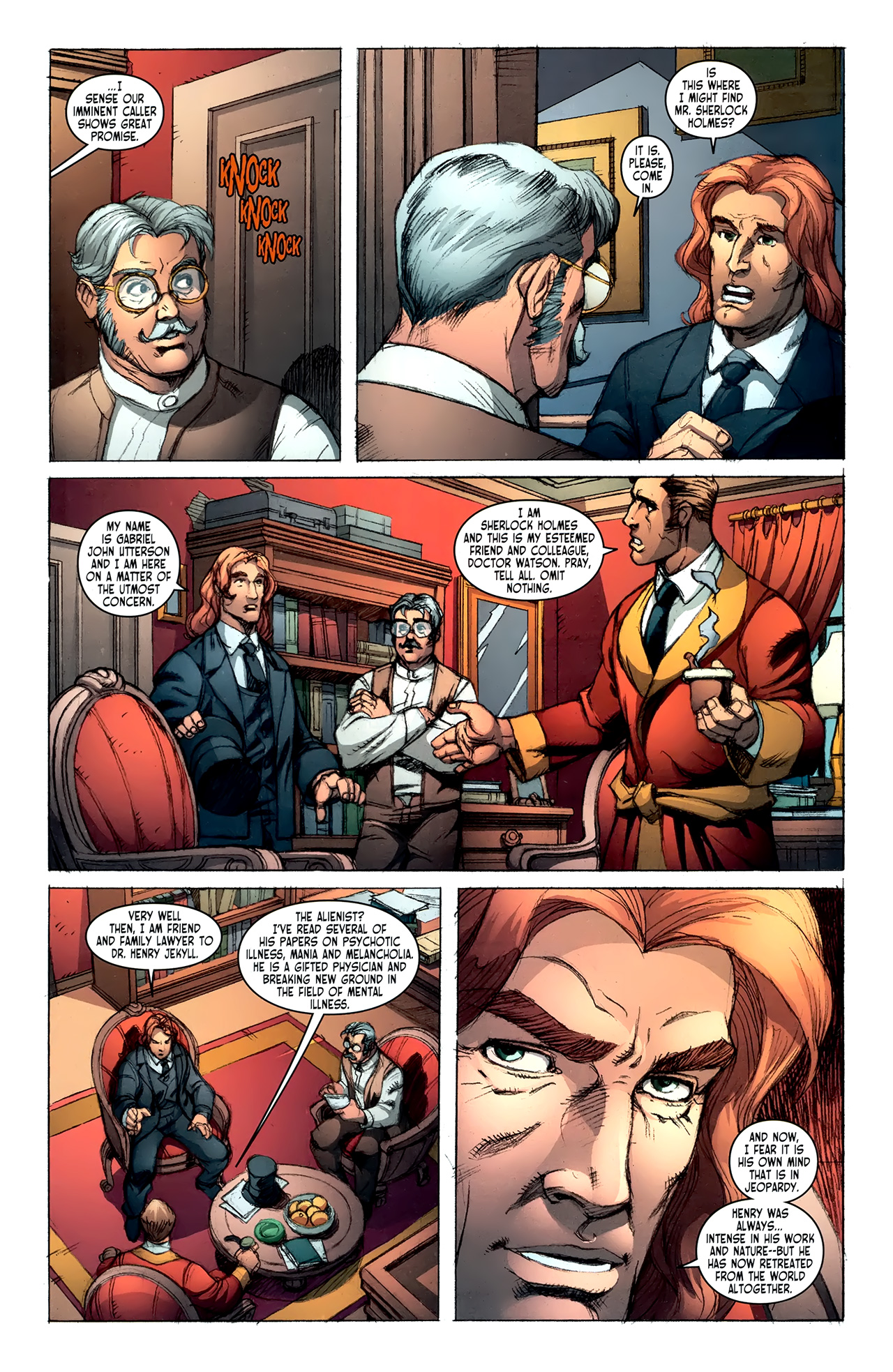 Read online Victorian Undead: Sherlock Holmes vs. Jekyll and Hyde comic -  Issue # Full - 9