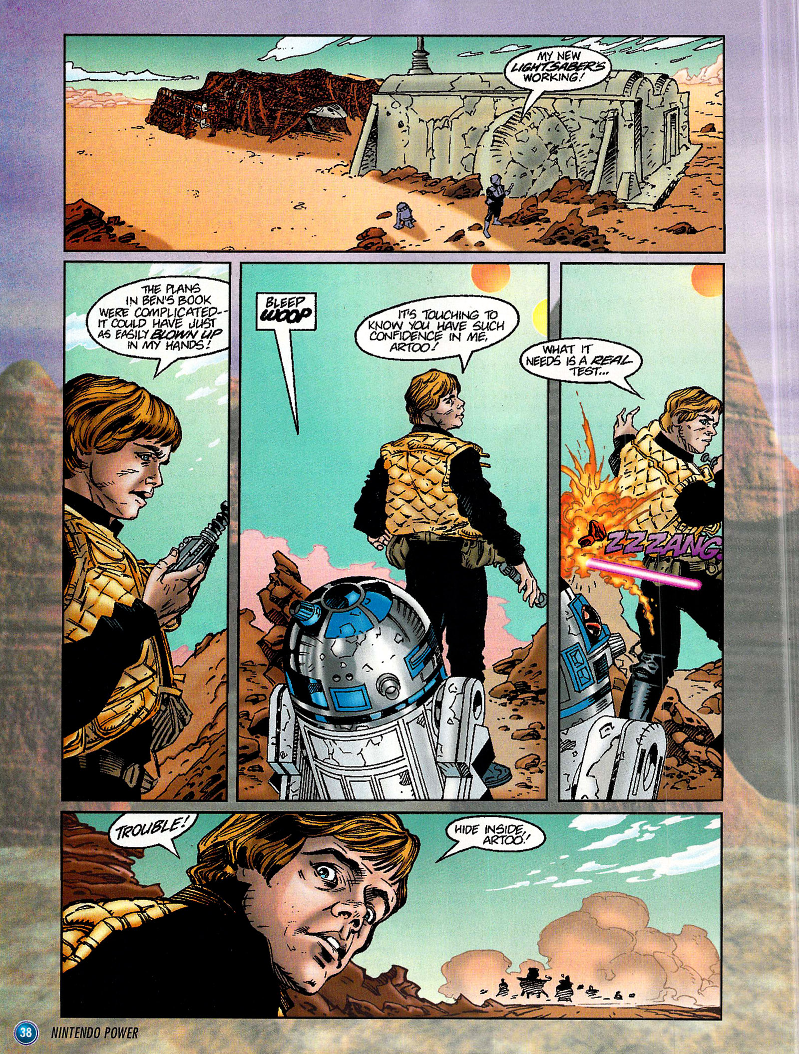 Read online Nintendo Power comic -  Issue #90 - 38