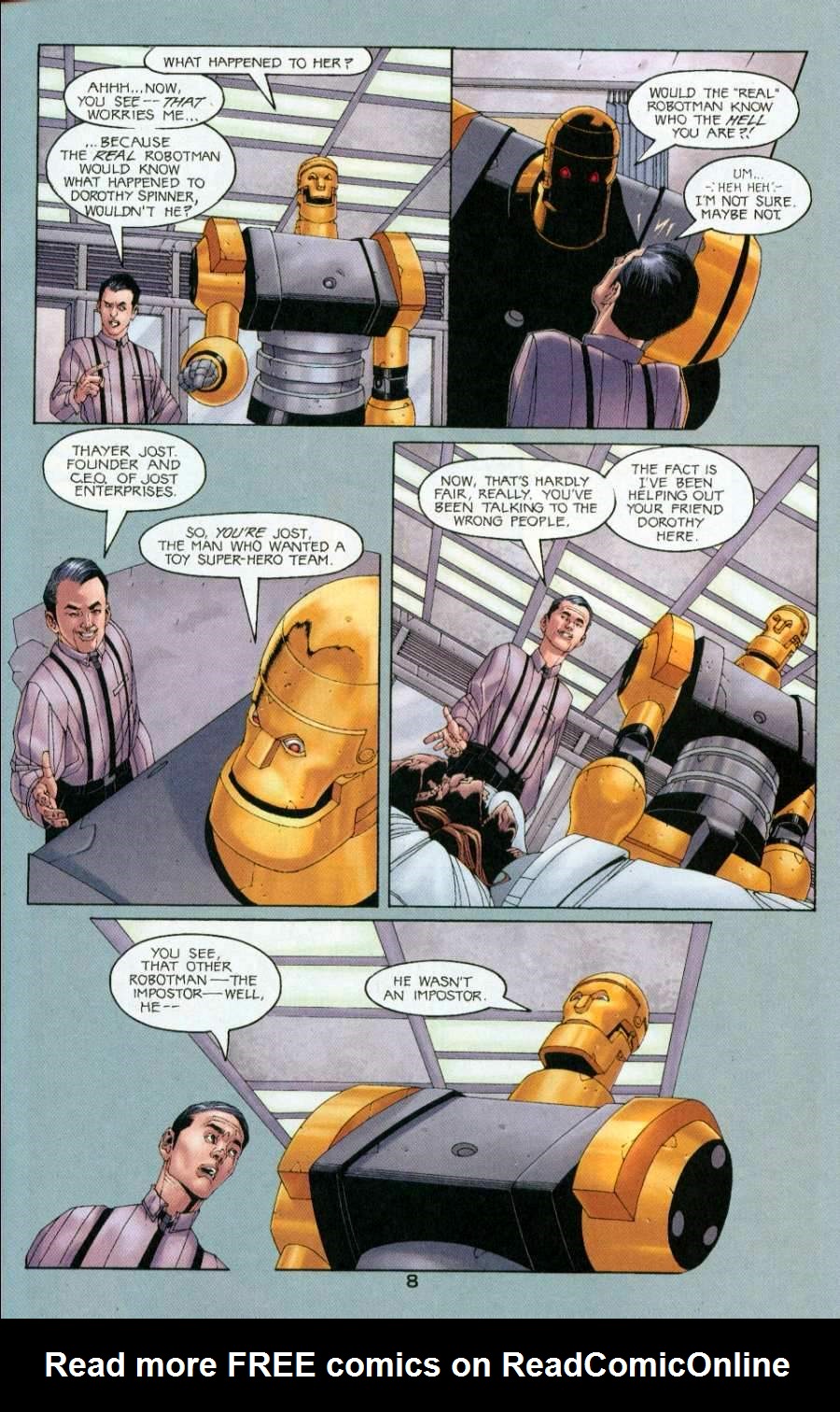 Read online Doom Patrol (2001) comic -  Issue #9 - 9