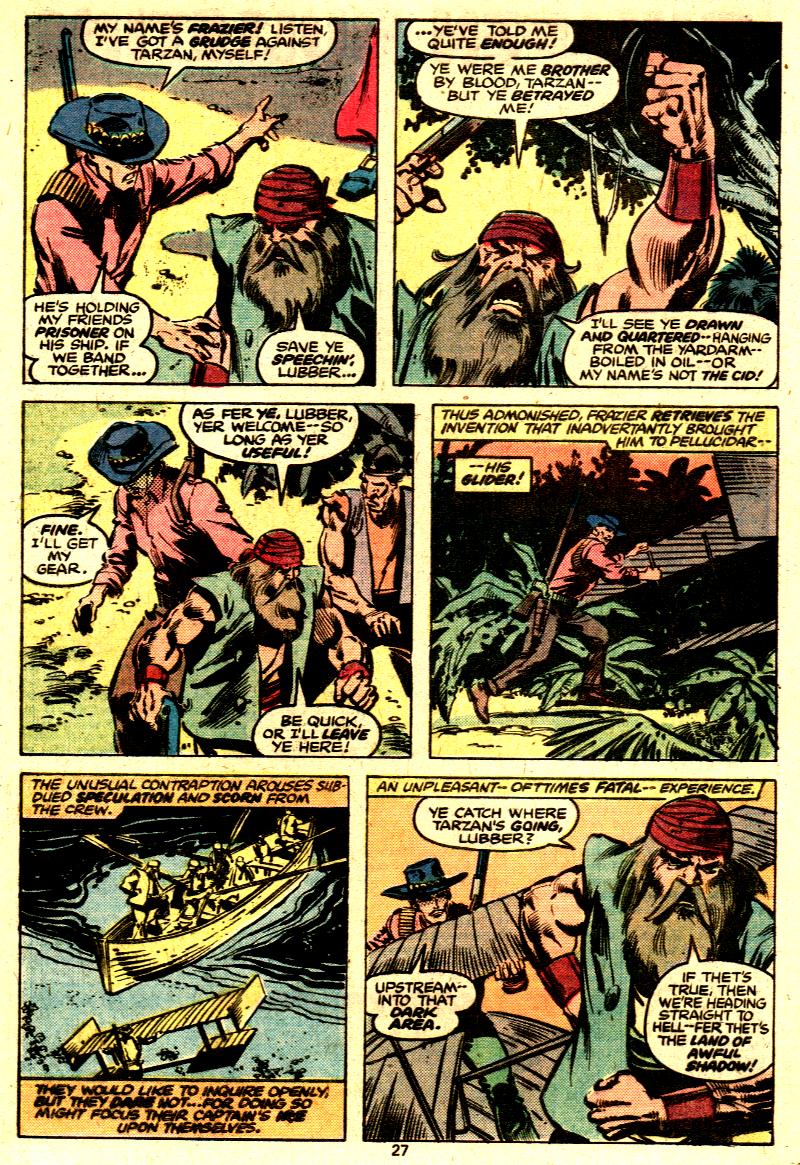 Read online Tarzan (1977) comic -  Issue #19 - 17