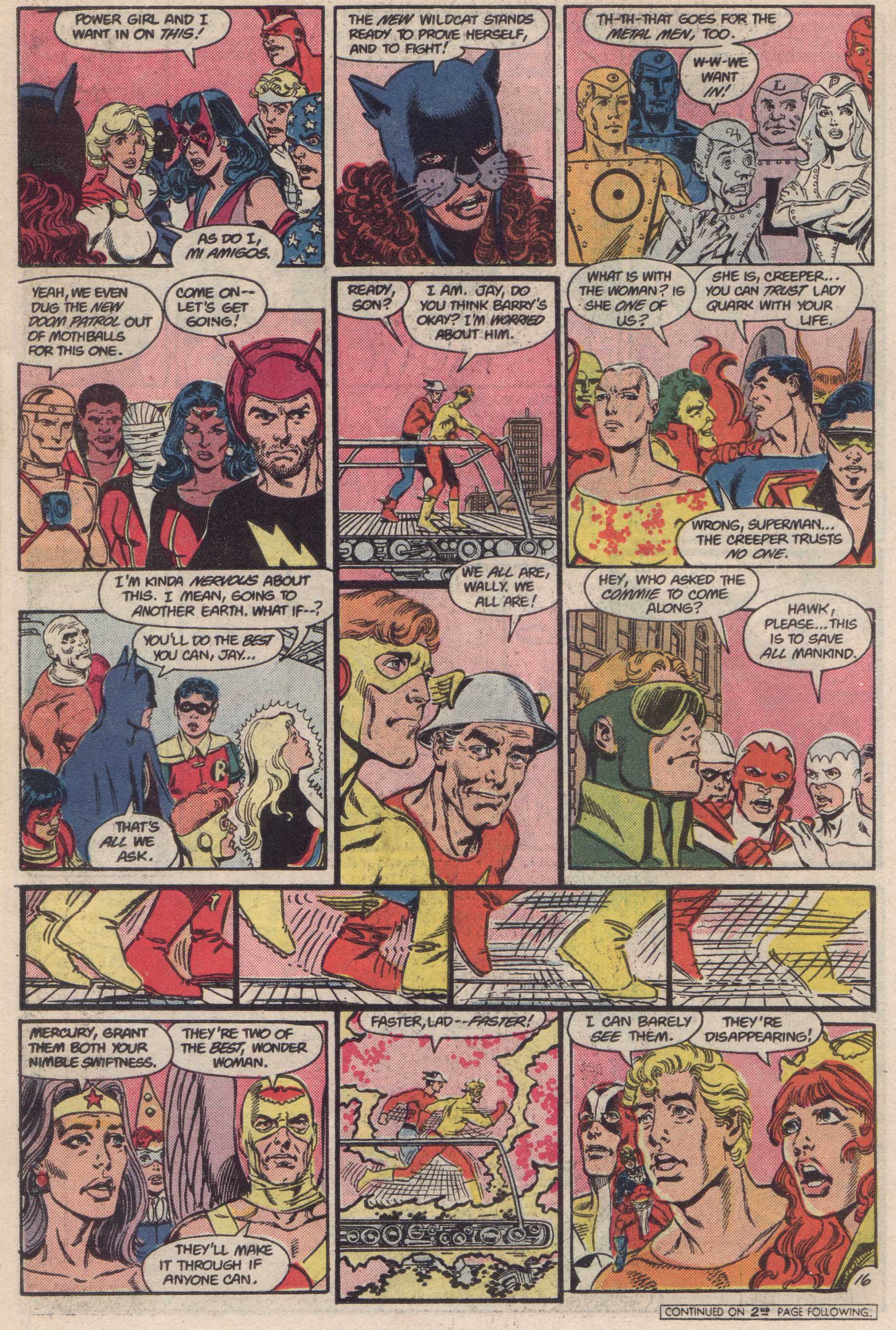 Read online Crisis on Infinite Earths (1985) comic -  Issue #9 - 17